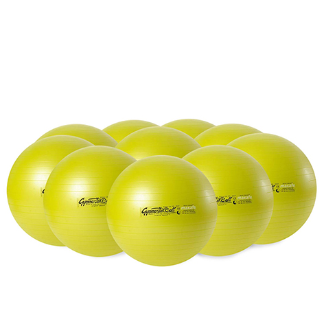 10 apfelgrüne Original Pezzi® Gymnastikball MAXAFE 75cm Ø