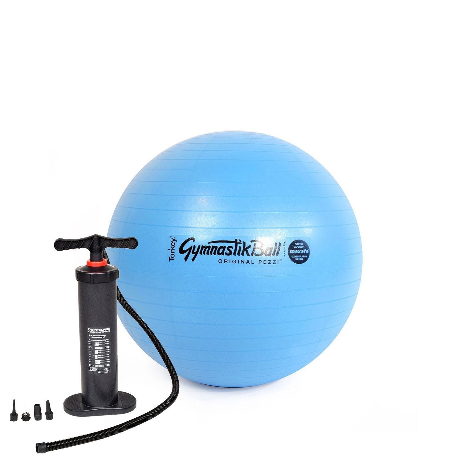 Original Pezzi® Gymnastikball MAXAFE m. Standpumpe