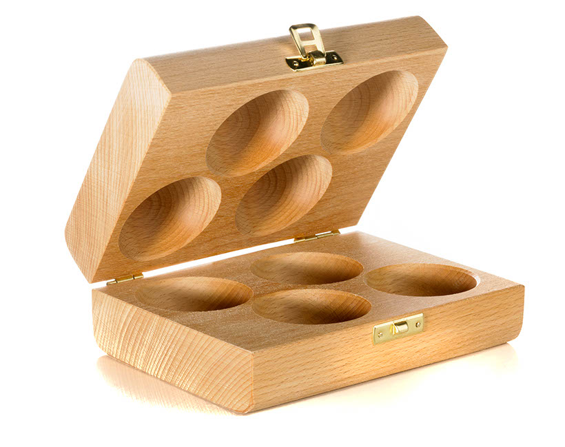 Holzbox für 4 Handtrainer