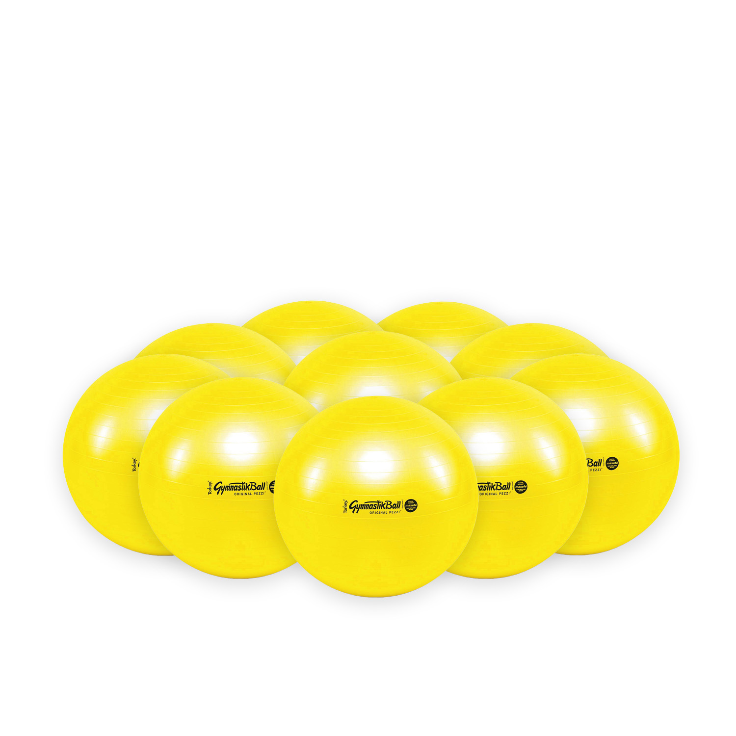 10 Original Pezzi® Gymnastikball MAXAFE 75cm Ø