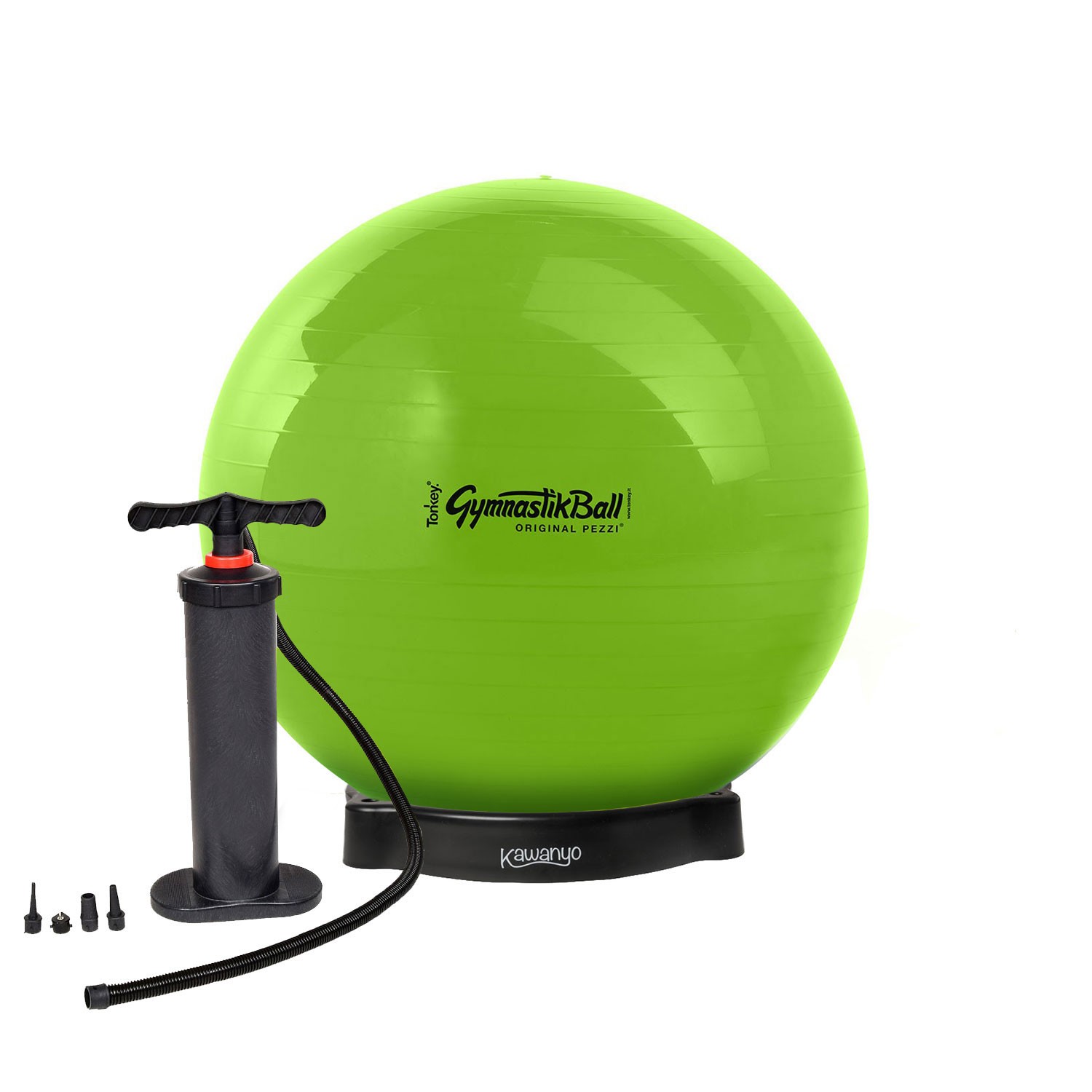 Original Pezziball STANDARD m. Standpumpe und Ballschale Original Pezziball STANDARD m. Standpumpe und Ballschale