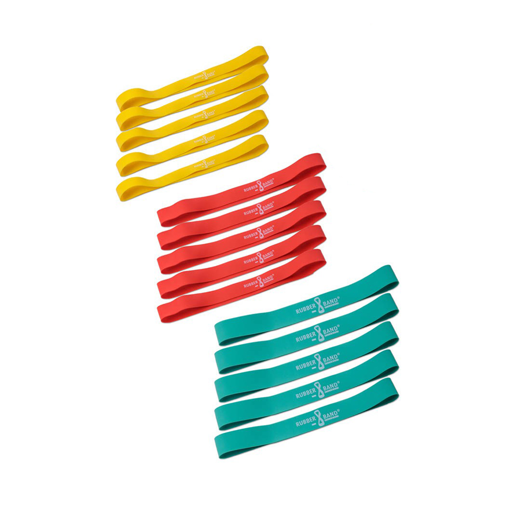 Dittmann rubber band set of 15: 5 bands each Dittmann rubber band set of 15: 5 bands each