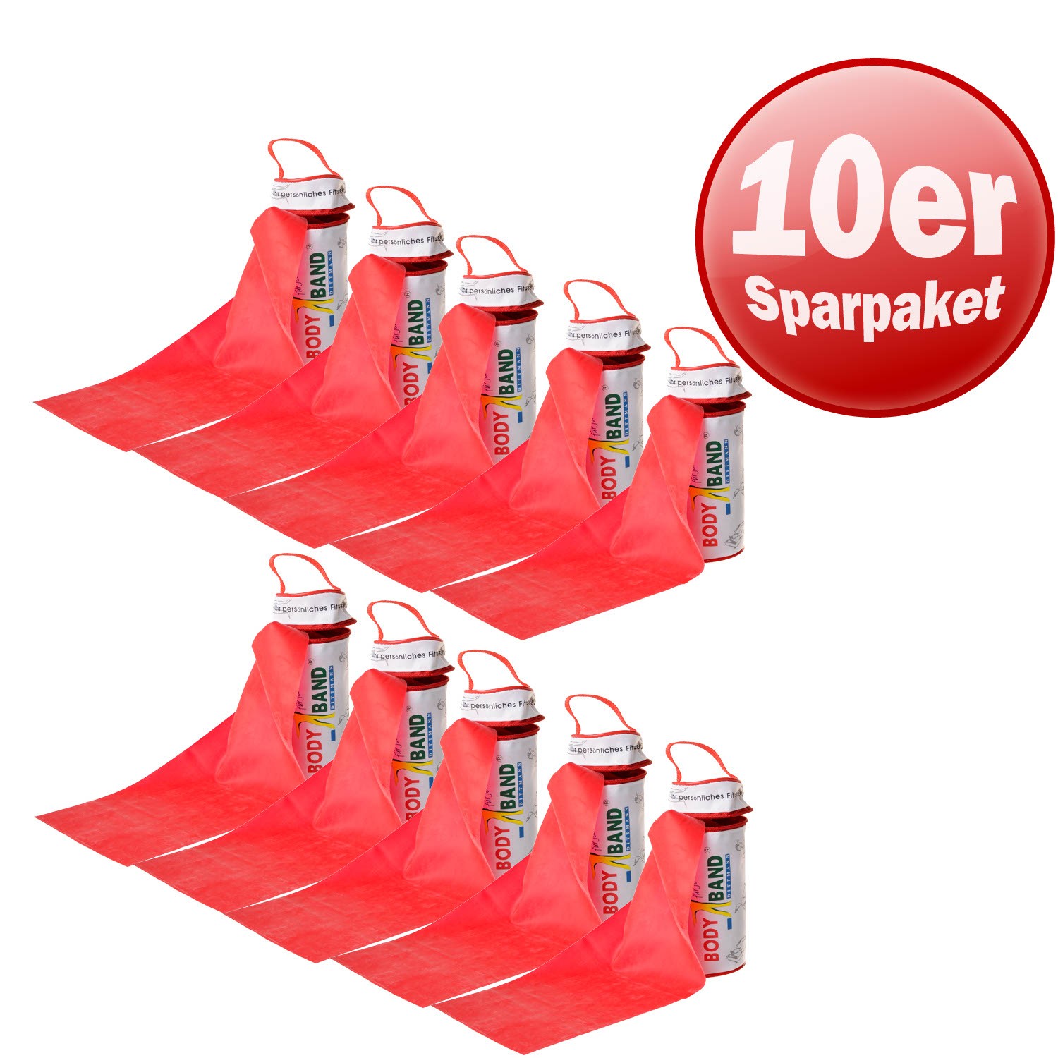 10er Pack Bodyband PROTECT 2.5m - mittel