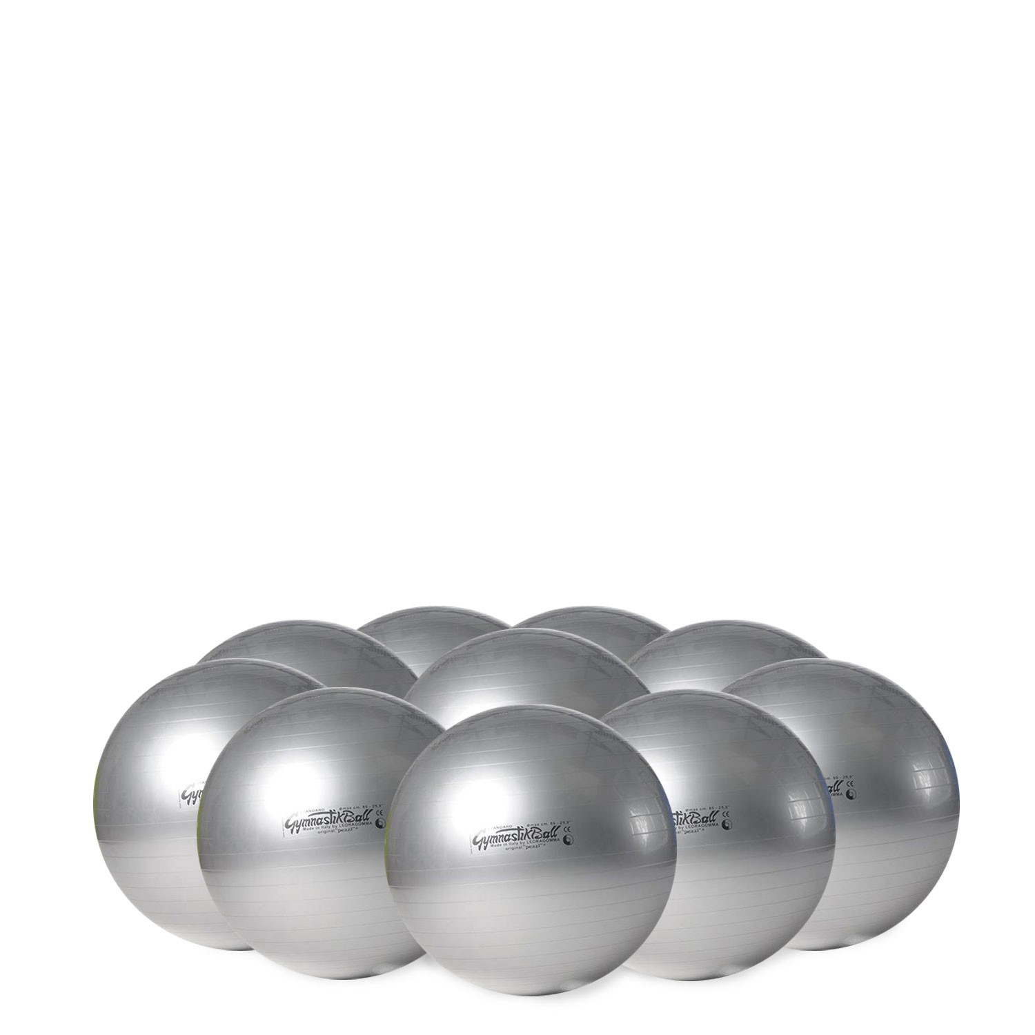 10 Gymnastikbälle STANDARD 65cm Ø