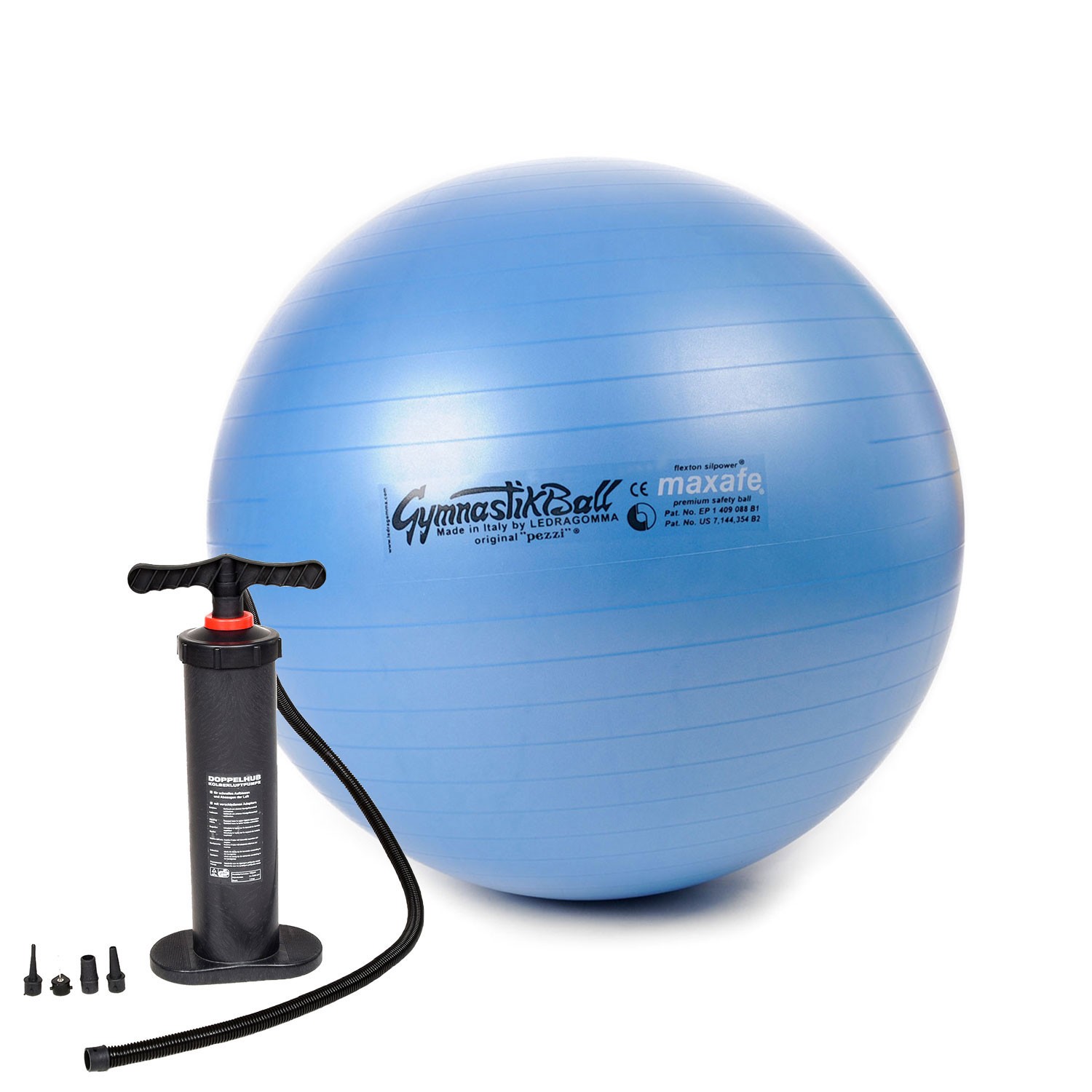 Original Pezzi® Gymnastikball MAXAFE m. Standpumpe