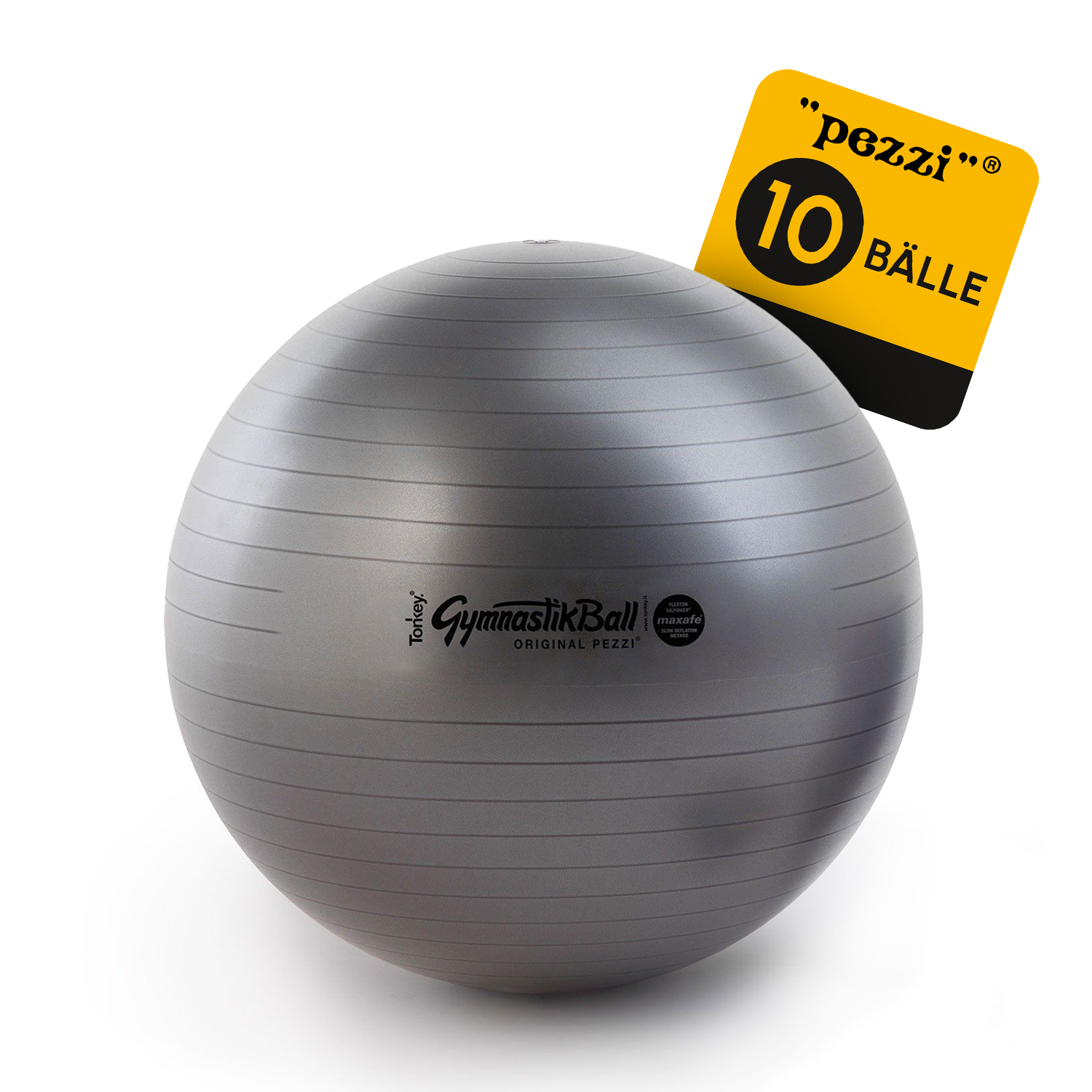 10 Original Pezzi® Gymnastikball MAXAFE - platzsicher