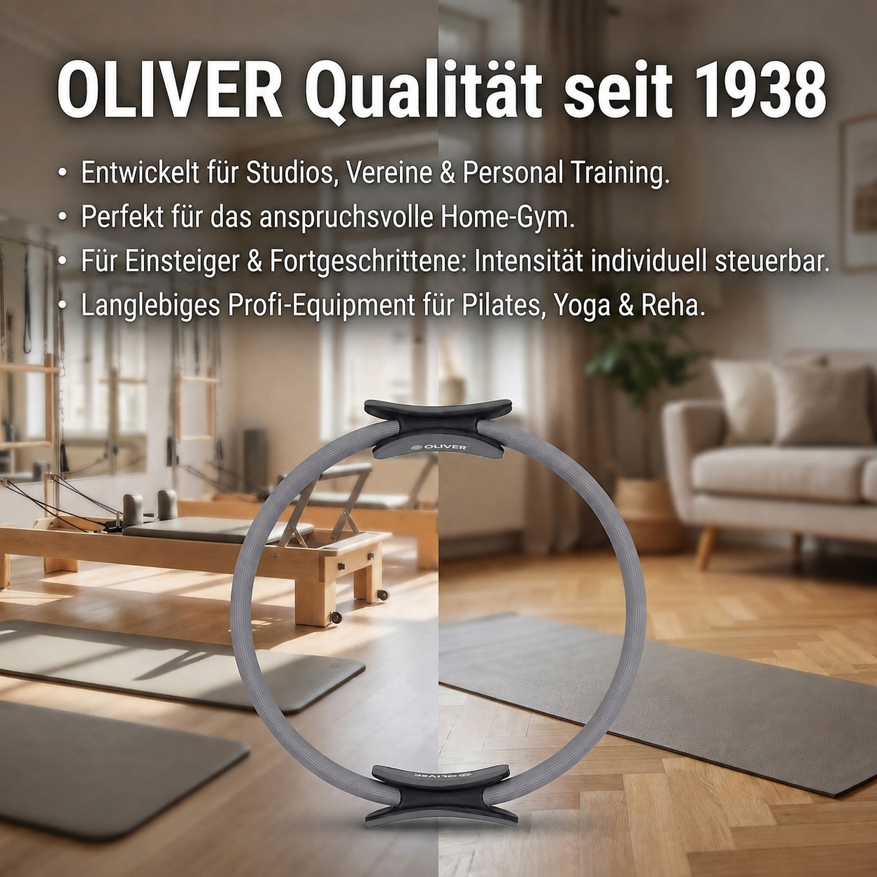 10 Oliver Pilatesringe PRO mit Aufhängung