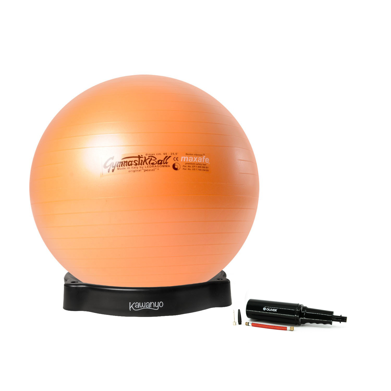 Original Pezzi® Gymnastikball MAXAFE m. Ballschale u. Pumpe
