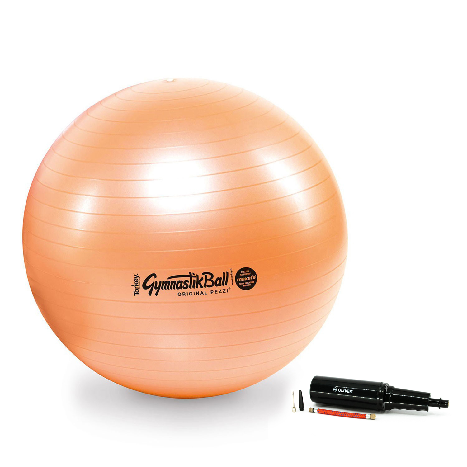 Original Pezzi® Gymnastikball MAXAFE m. Pumpe