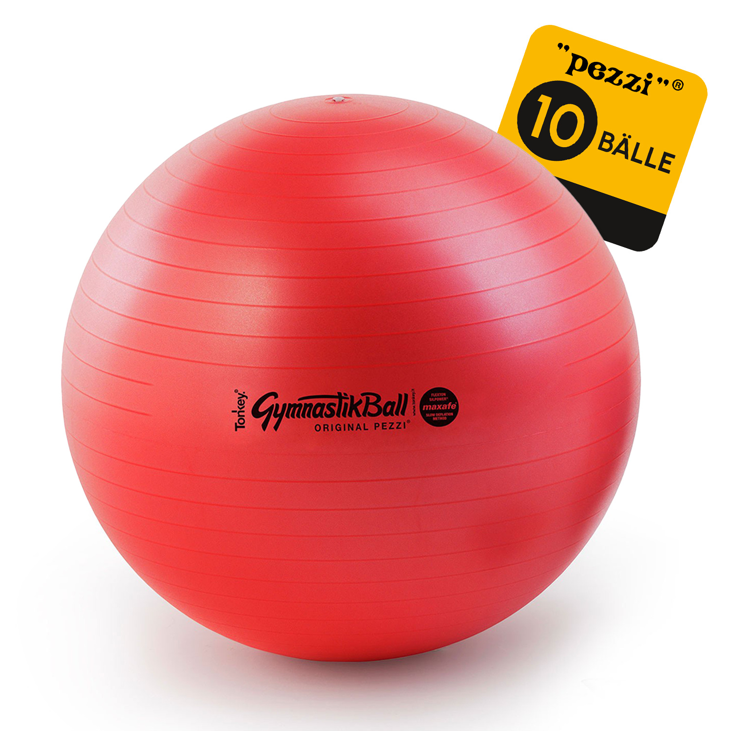 10 Original Pezzi® Gymnastikball MAXAFE - platzsicher 10 Original Pezzi® Gymnastikball MAXAFE - platzsicher