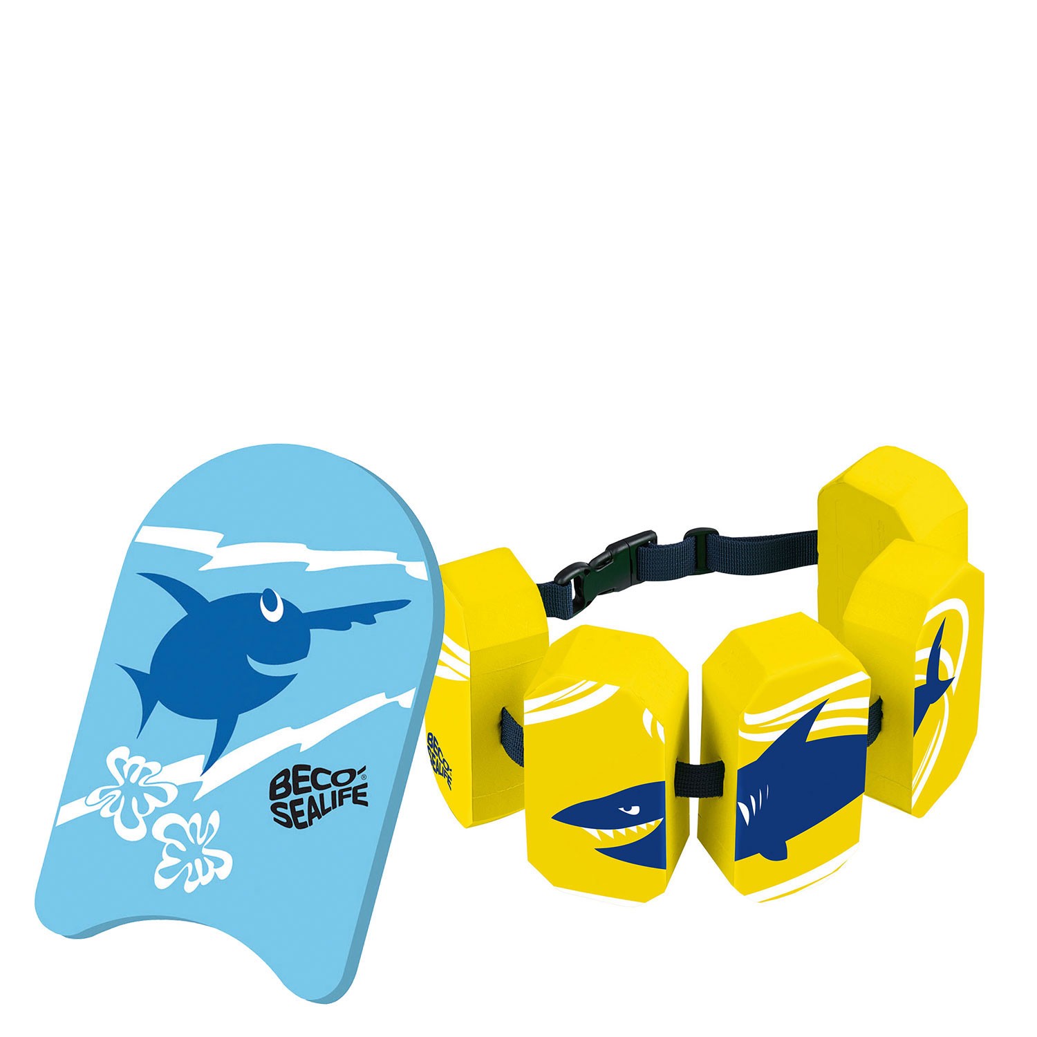 Beco Sealife Schwimmbrett m. Schwimmgürtel