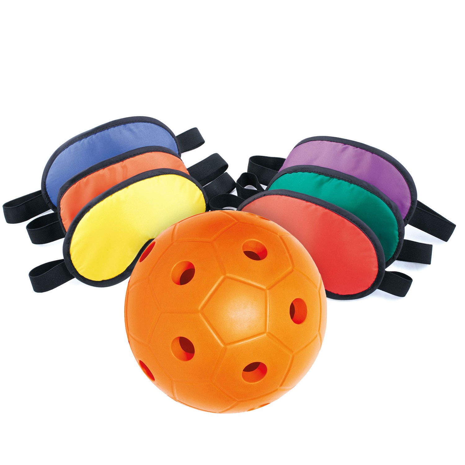 Kawanyo 6 Augenbinden mit Glöckchenball Kawanyo 6 Augenbinden mit Glöckchenball