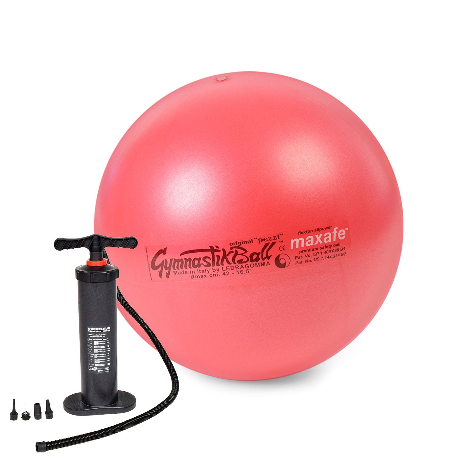 Original Pezzi® Gymnastikball MAXAFE m. Standpumpe