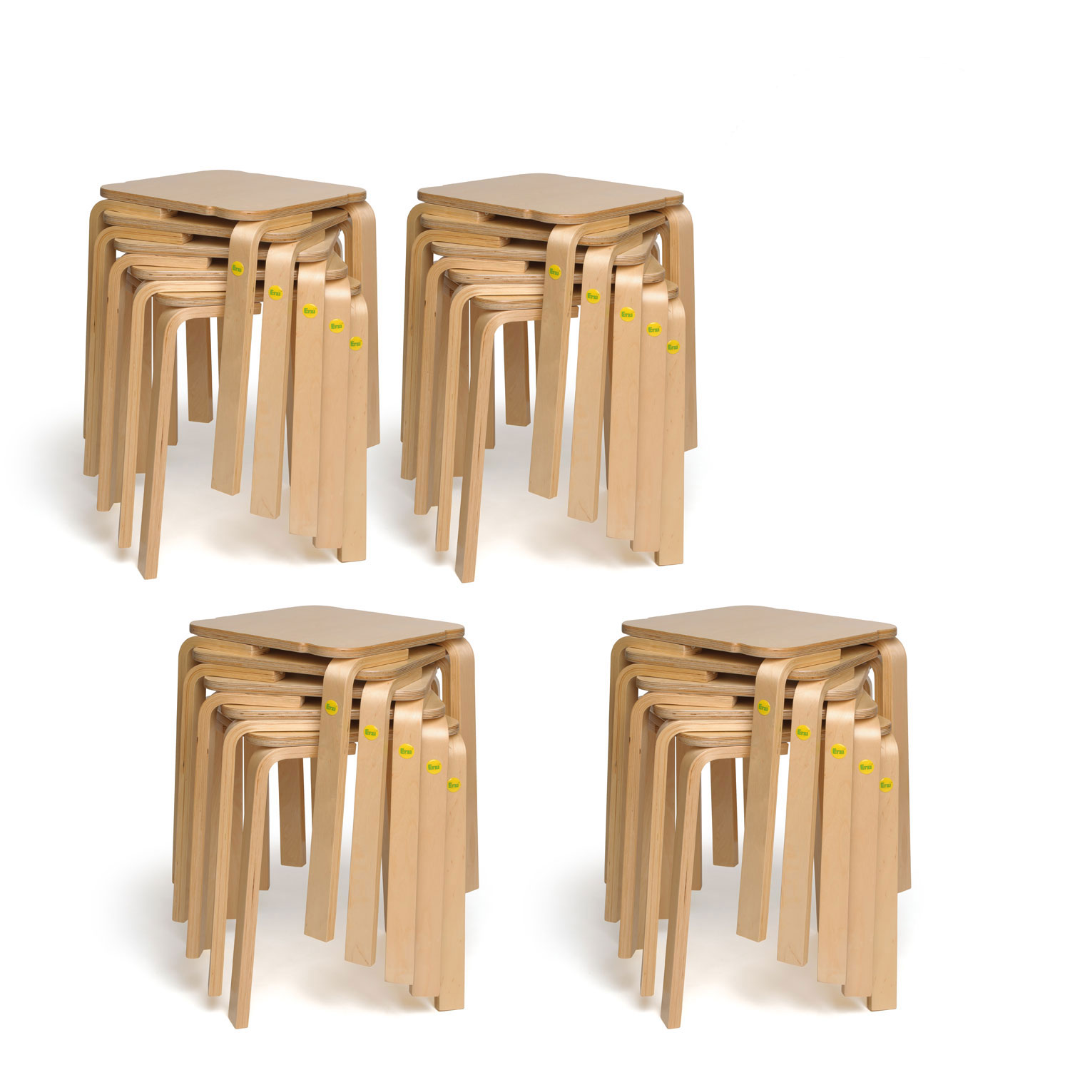 20x Erzi Hocker 30 aus Formholz - stapelbar 20x Erzi Hocker 30 aus Formholz - stapelbar