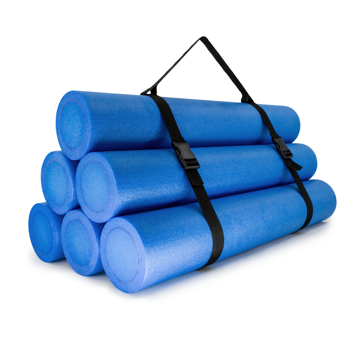 Kawanyo 6er Set Yoga- & Pilatesrollen 90 cm mit Tragegurt Kawanyo 6er Set Yoga- & Pilatesrollen 90 cm mit Tragegurt