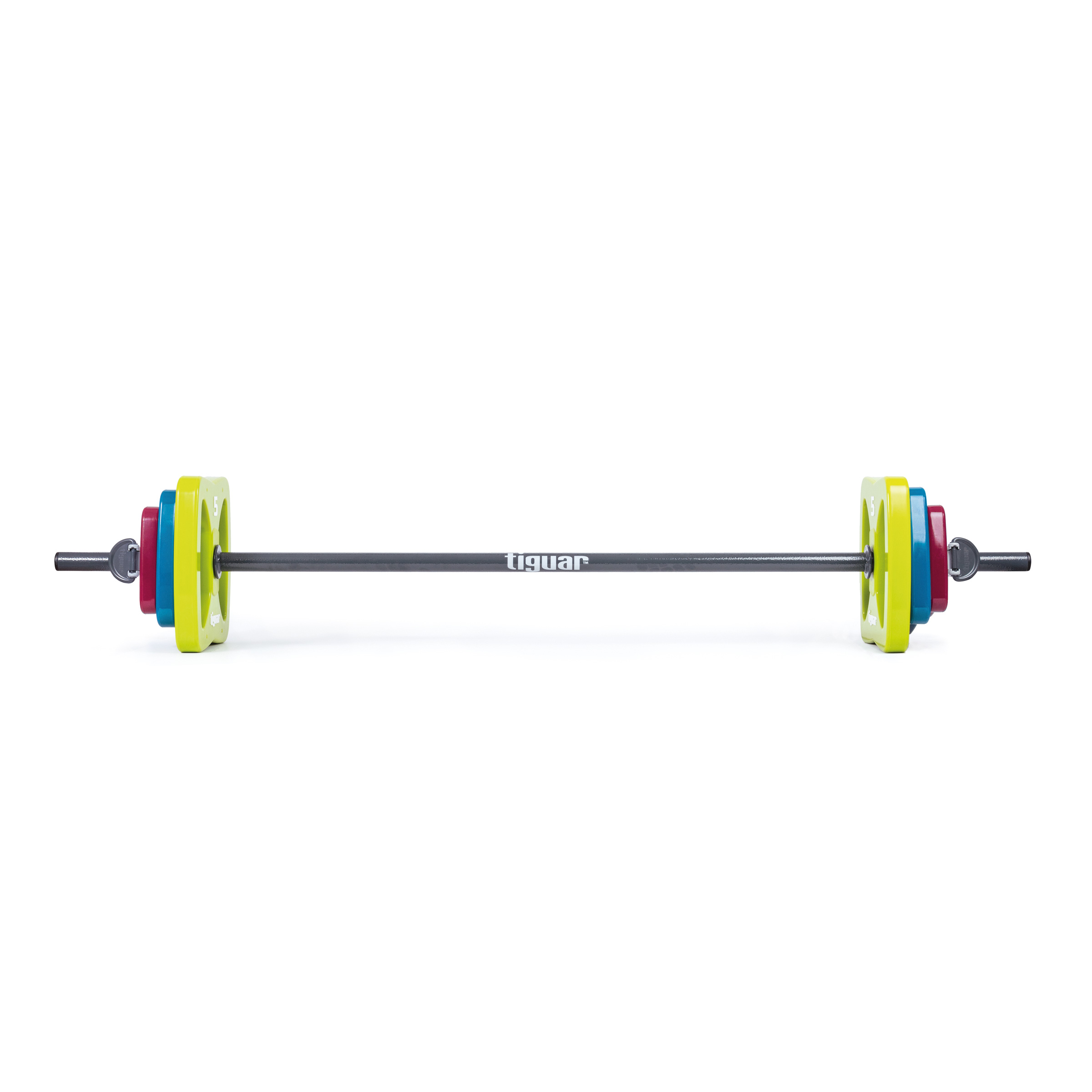 Tiguar Powergym Langhantel-Set Butterfly Design, 18,7 kg