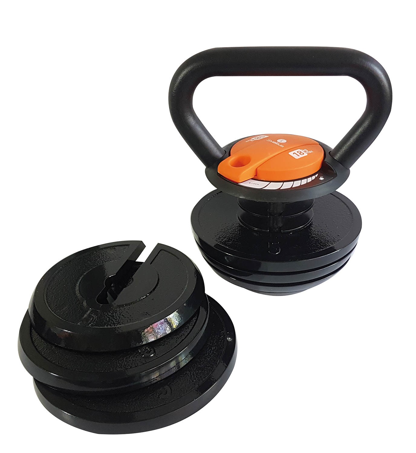 Sveltus Adjustable Kettlebell - 4 bis 18kg Sveltus Adjustable Kettlebell - 4 bis 18kg
