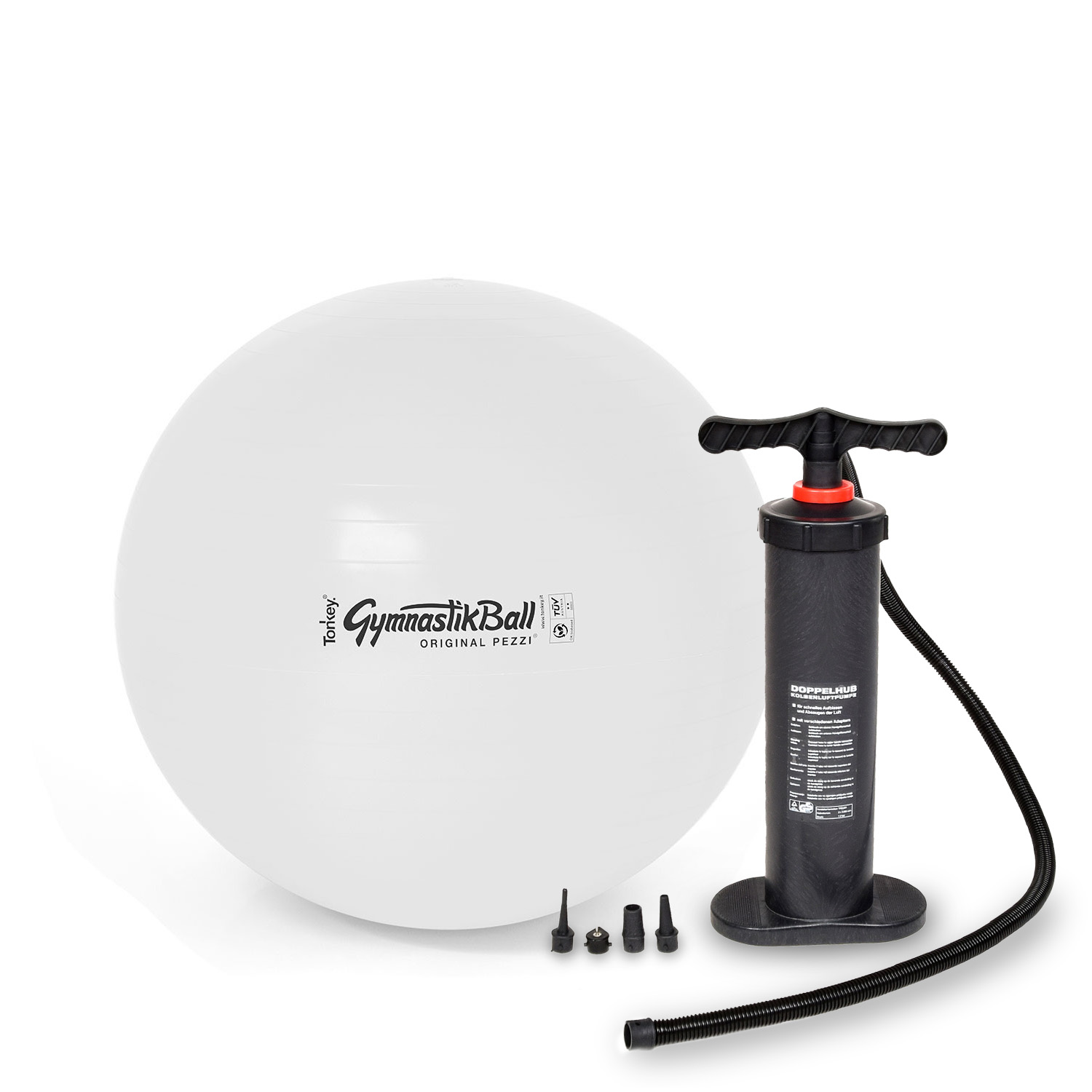 Original Pezzi® Gymnastikball STANDARD m. Standpumpe Original Pezzi® Gymnastikball STANDARD m. Standpumpe