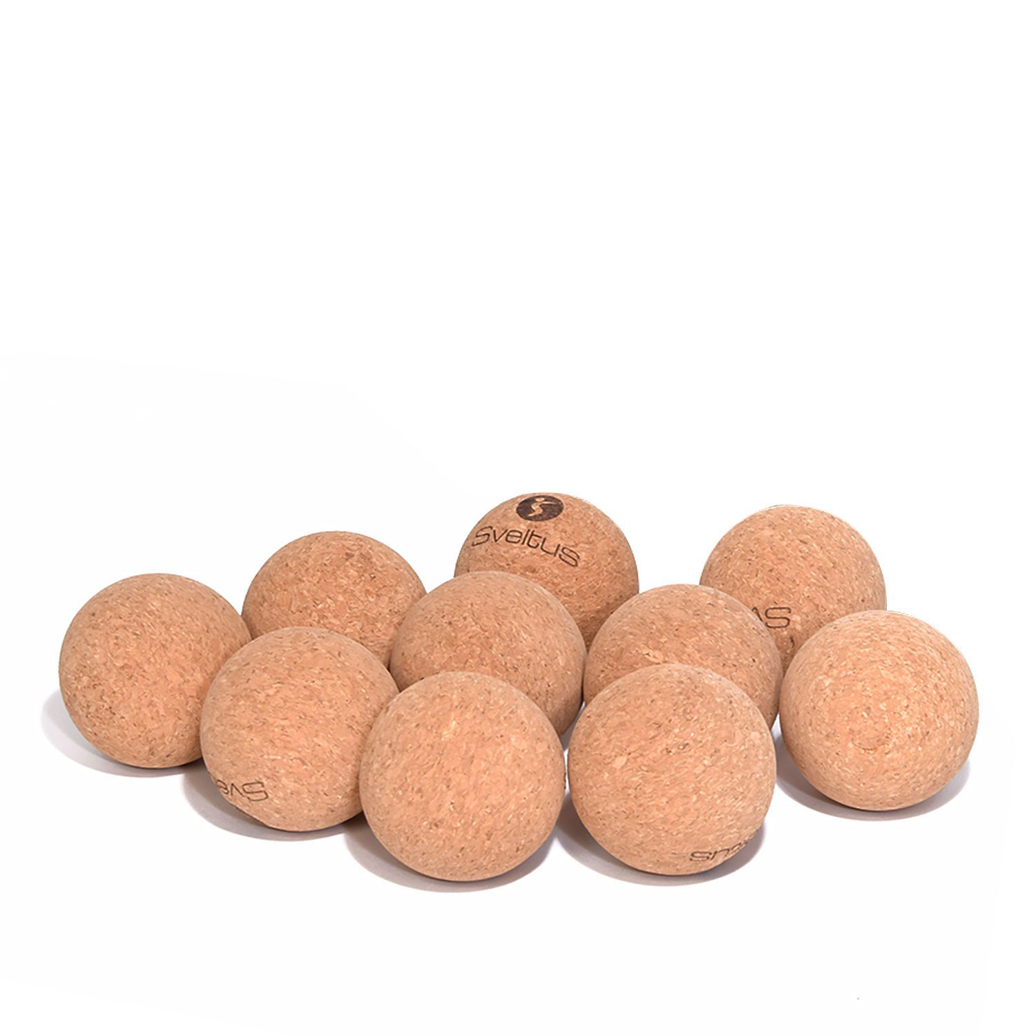 Sveltus 10 Faszienbälle aus Kork 6.5cm Ø Sveltus 10 Faszienbälle aus Kork 6.5cm Ø