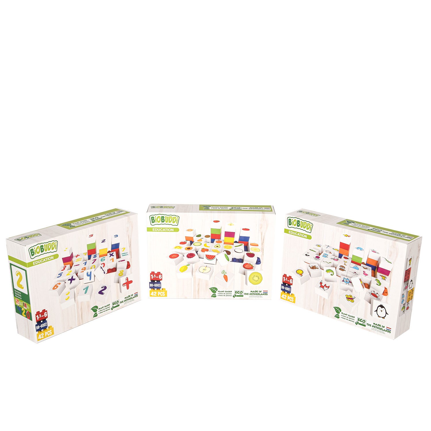 BiOBUDDi Lernspielset Obst, Tiere & Zahlen