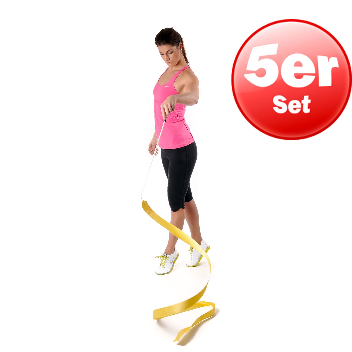 Rhythmikbänder profi, 250 cm - 5er-Set