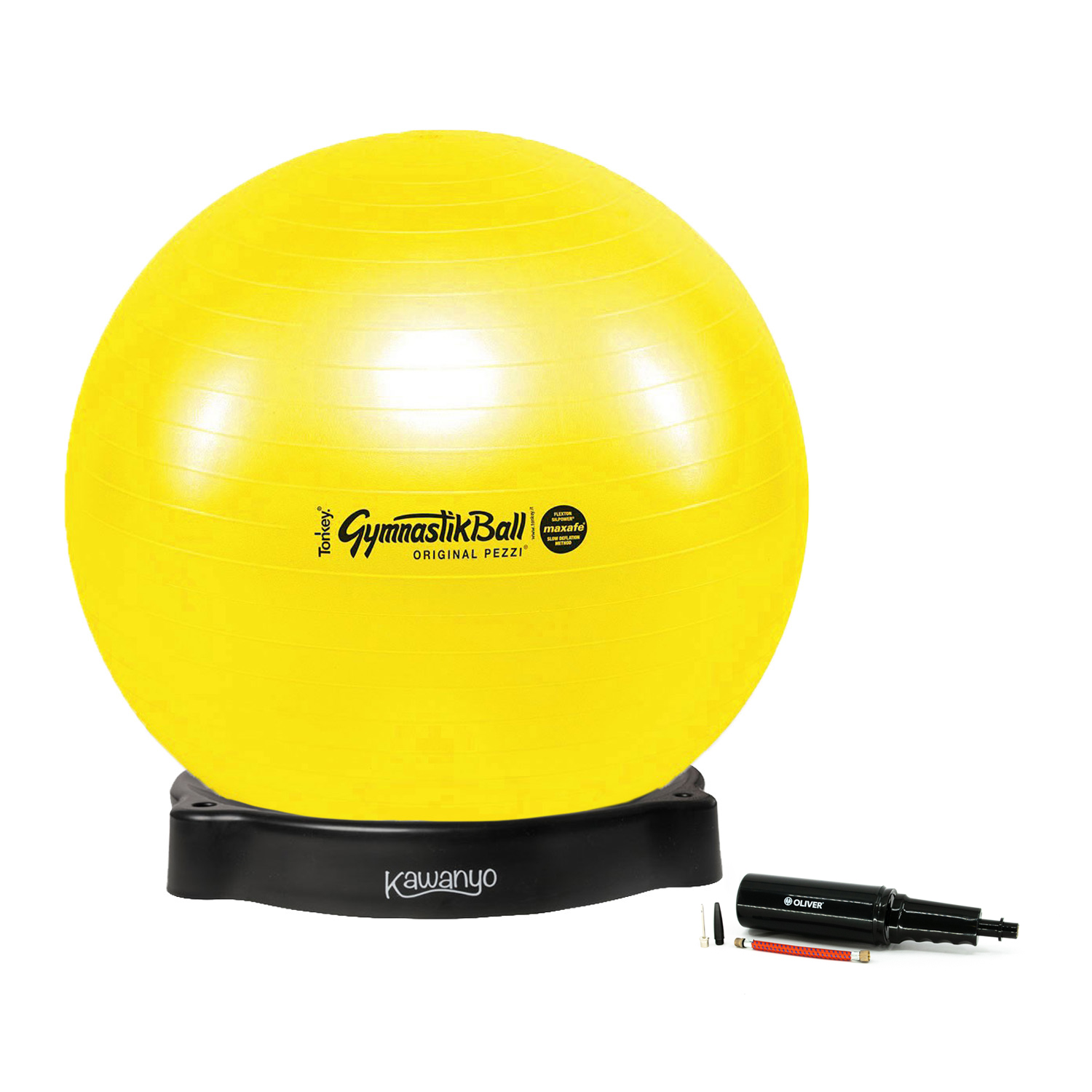 Original Pezzi® Gymnastikball MAXAFE m. Ballschale u. Pumpe