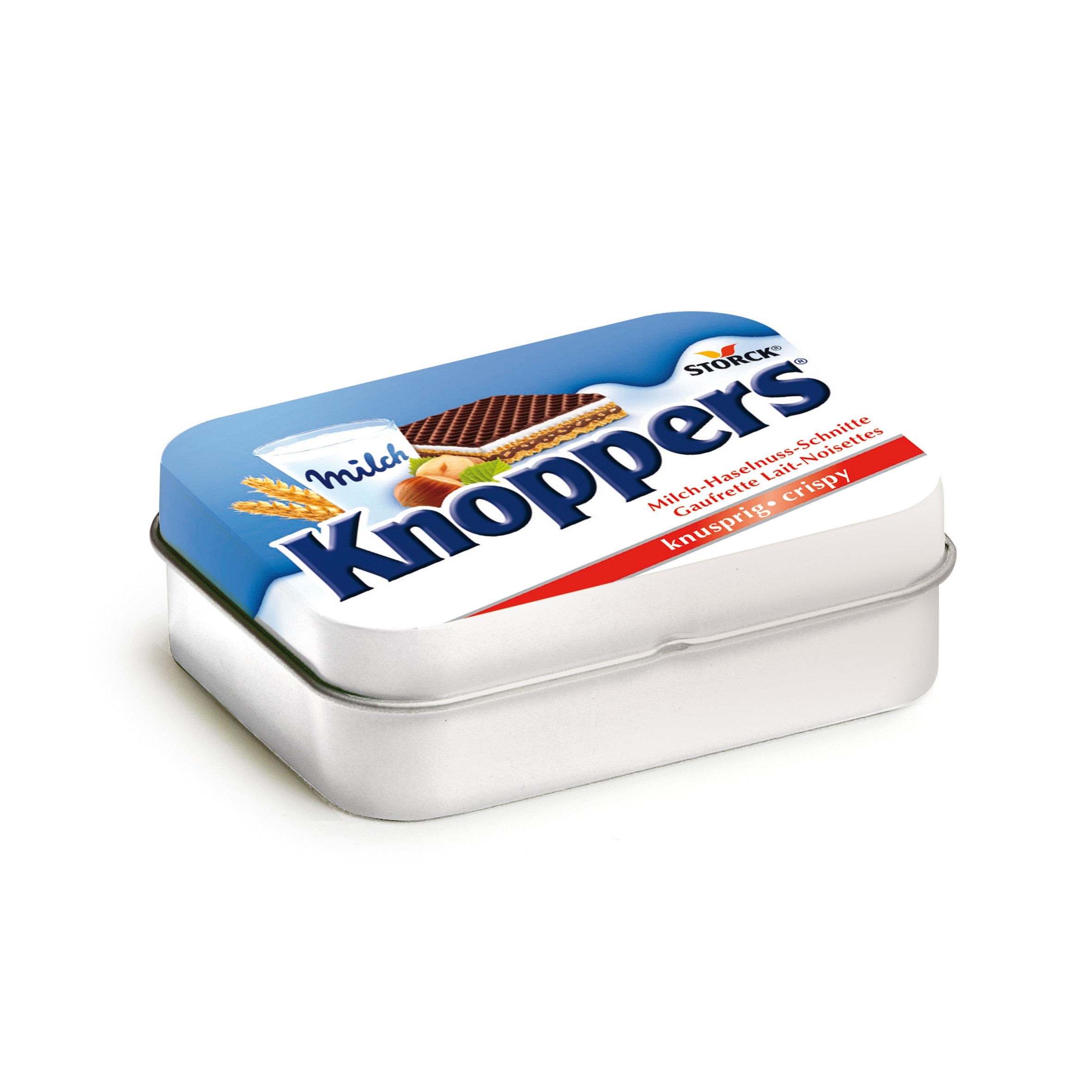 Erzi Knoppers in der Dose