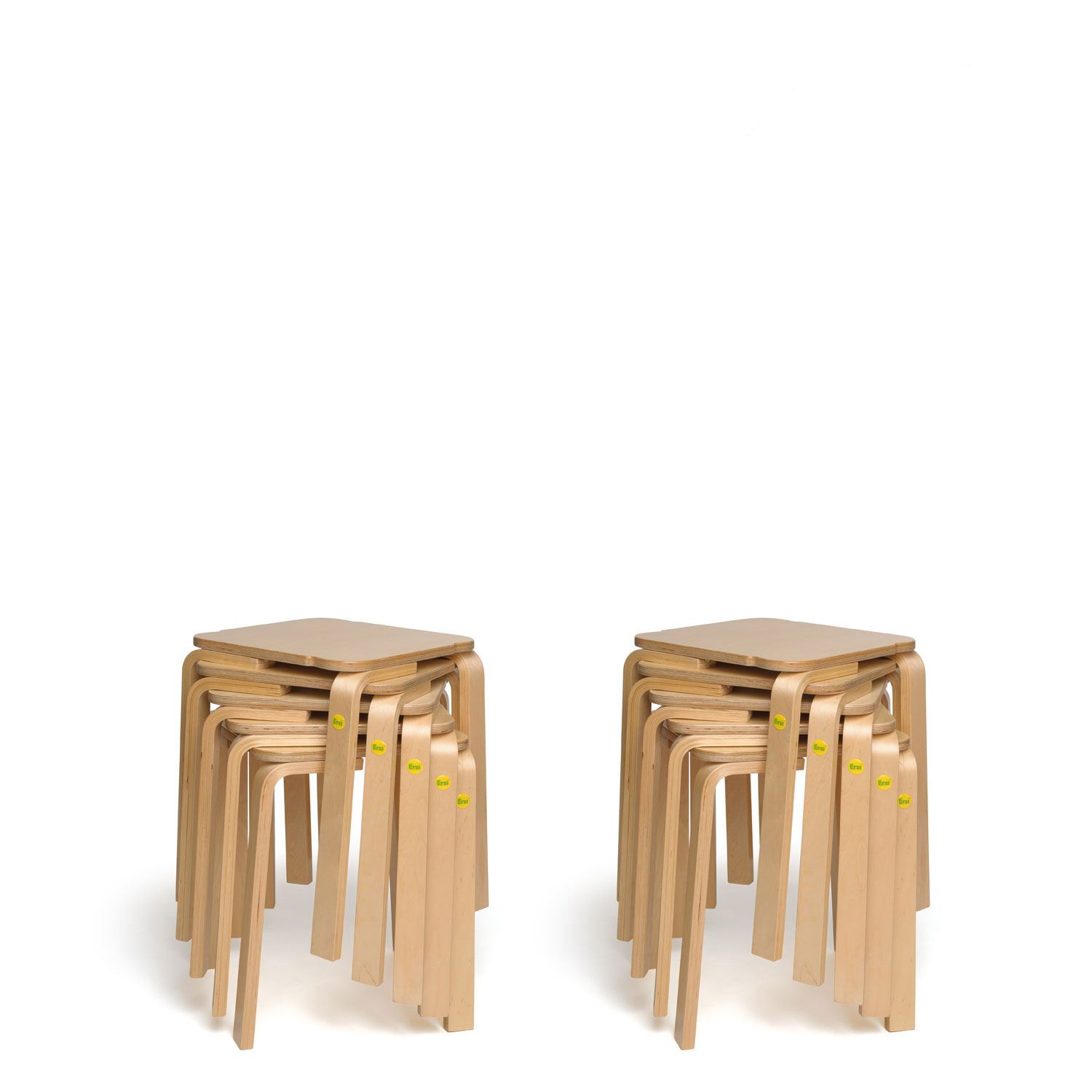 10x Erzi Hocker 30 aus Formholz - stapelbar 10x Erzi Hocker 30 aus Formholz - stapelbar