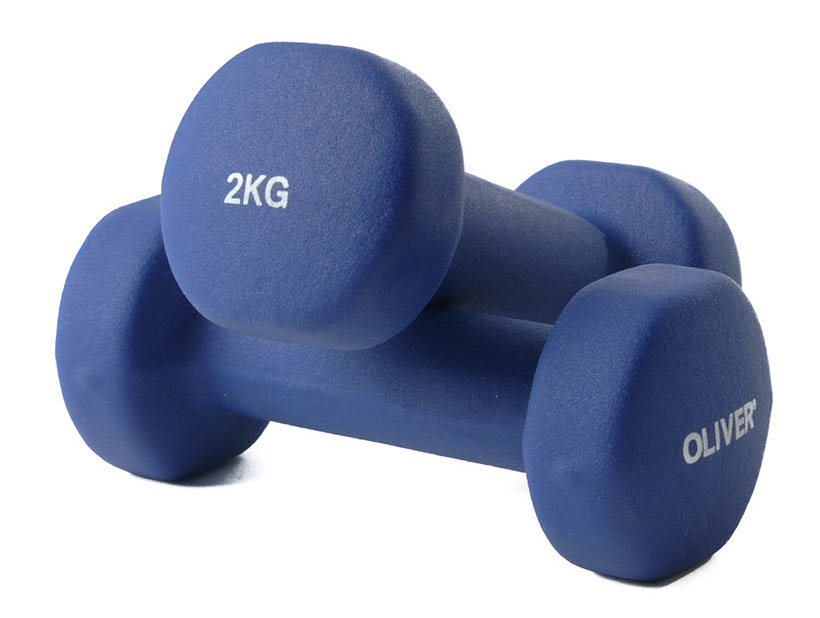 Oliver Neopren Hanteln, 2x 2kg