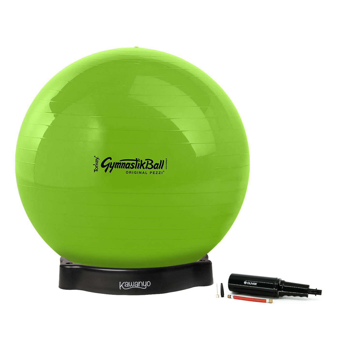 Original Pezzi® Gymnastikball STANDARD m.Ballschale u. Pumpe