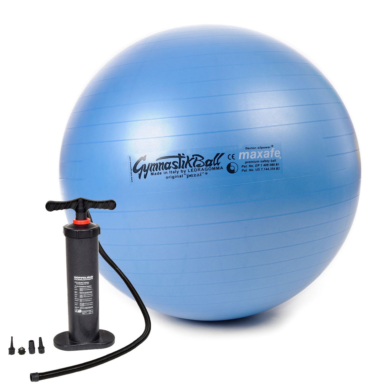 Original Pezzi® Gymnastikball MAXAFE m. Standpumpe