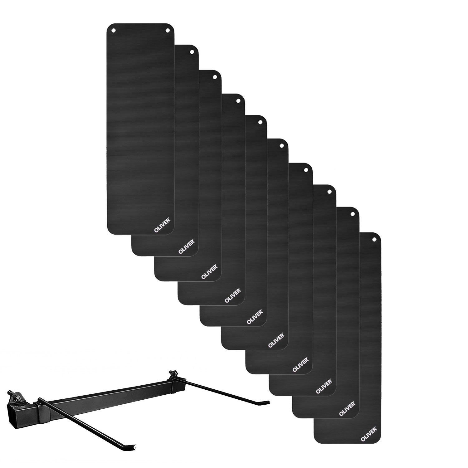 10x OLIVER gymnastics mat 180+ (180x60x1.5cm) with wall mount 10x OLIVER gymnastics mat 180+ (180x60x1.5cm) with wall mount