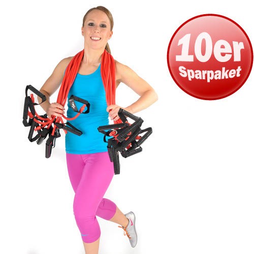 10er Paket Dittmann Deluxe Body Tube - stark/rot