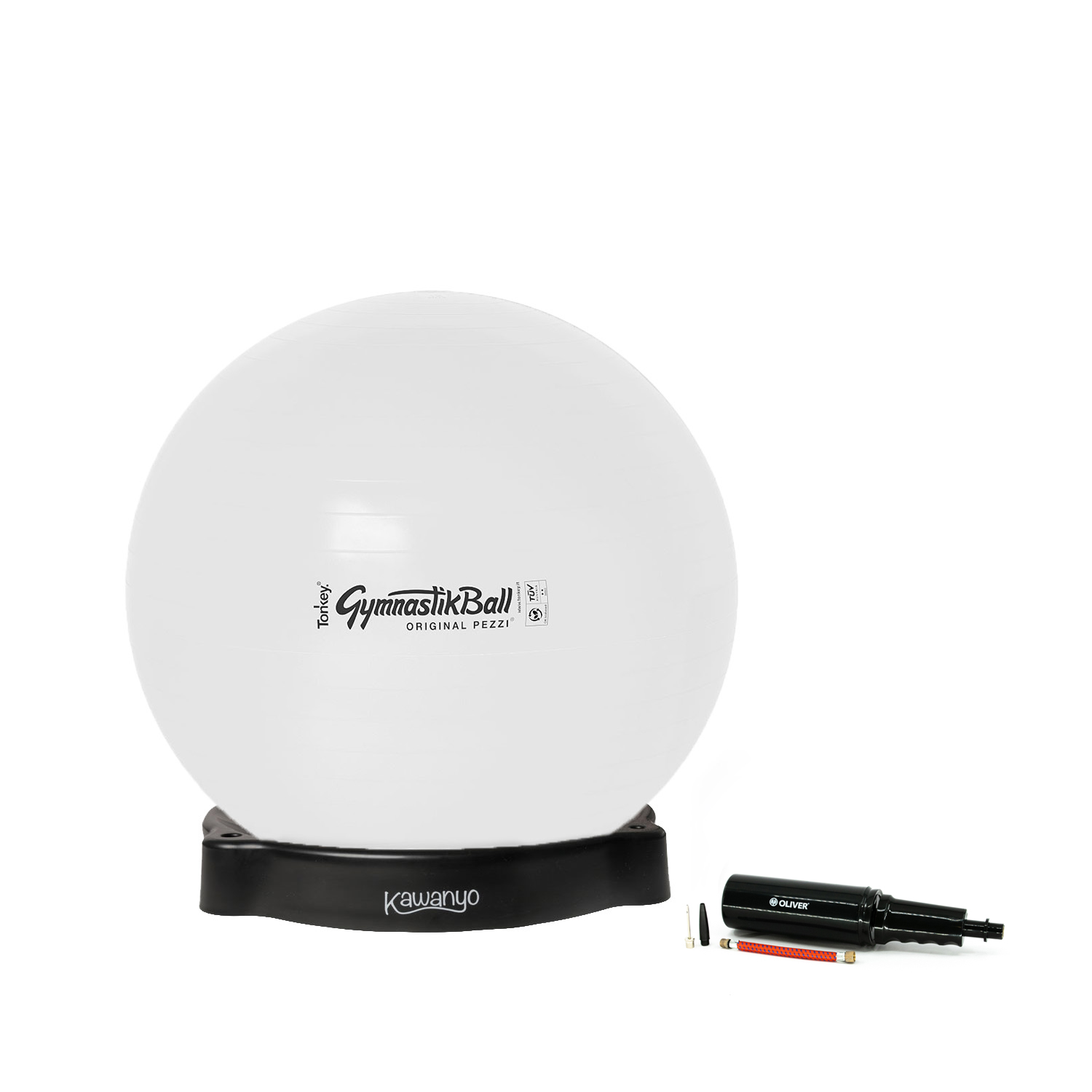 Original Pezzi® Gymnastikball STANDARD m.Ballschale u. Pumpe Original Pezzi® Gymnastikball STANDARD m.Ballschale u. Pumpe
