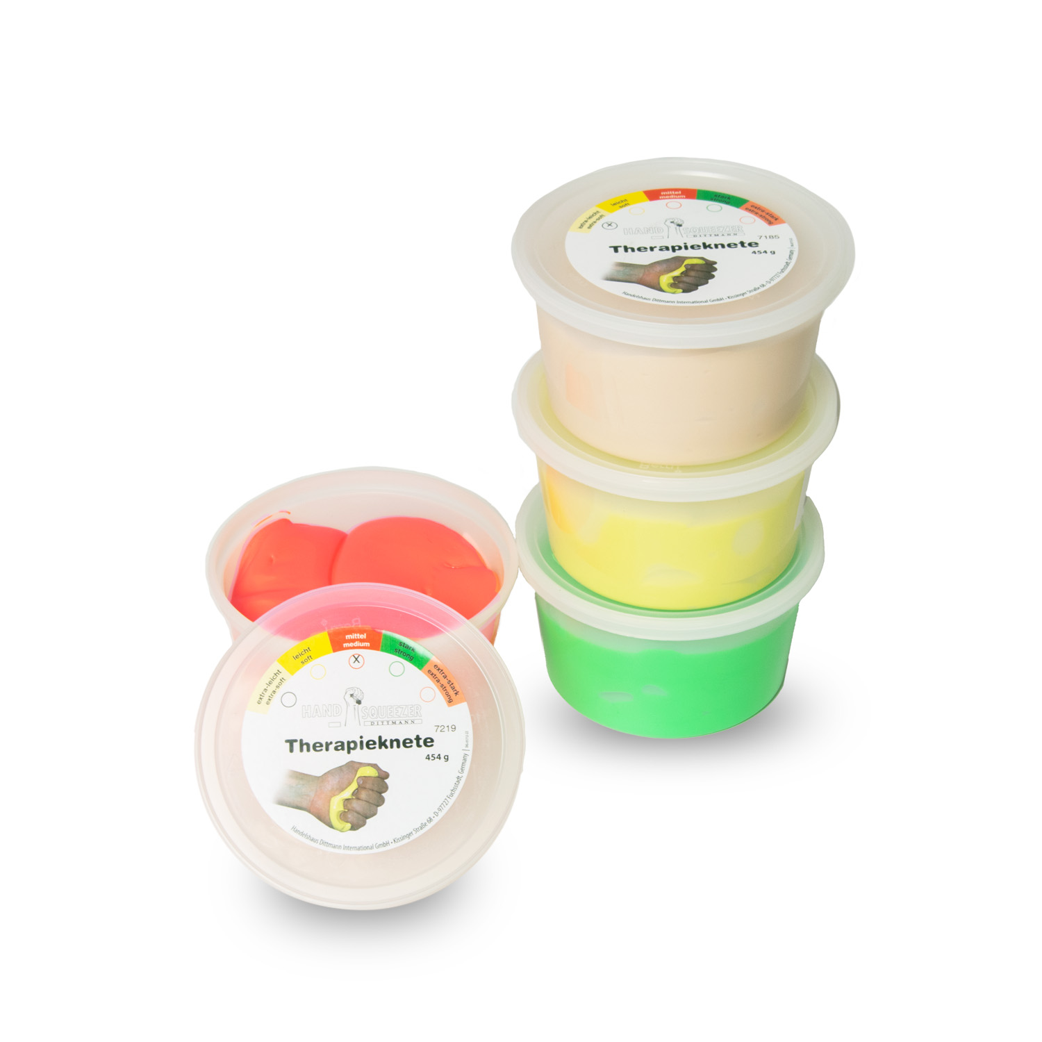 Dittmann 4er Set Handknete zu je 453g Dittmann 4er Set Handknete zu je 453g