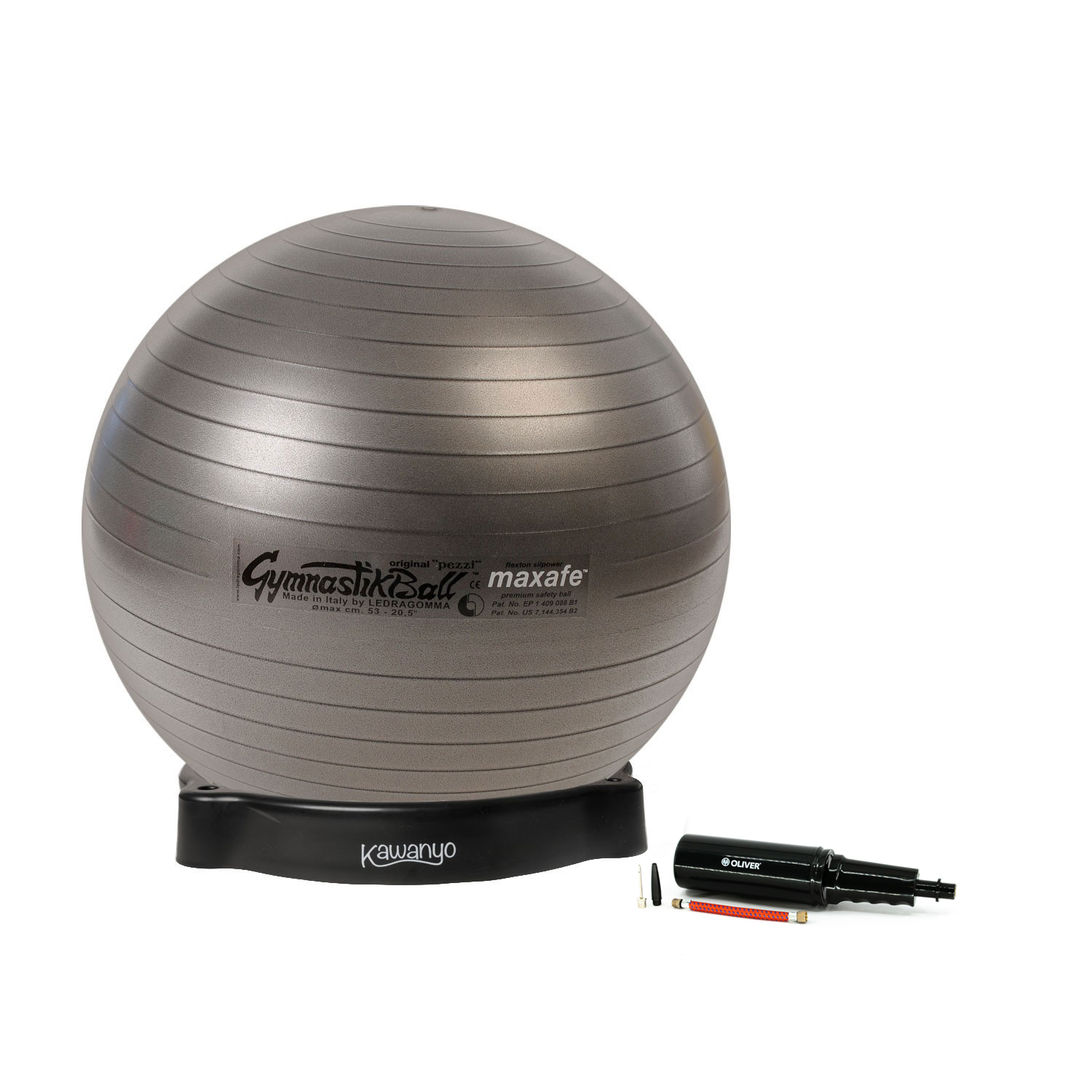 Original Pezzi® Gymnastikball MAXAFE m. Ballschale u. Pumpe