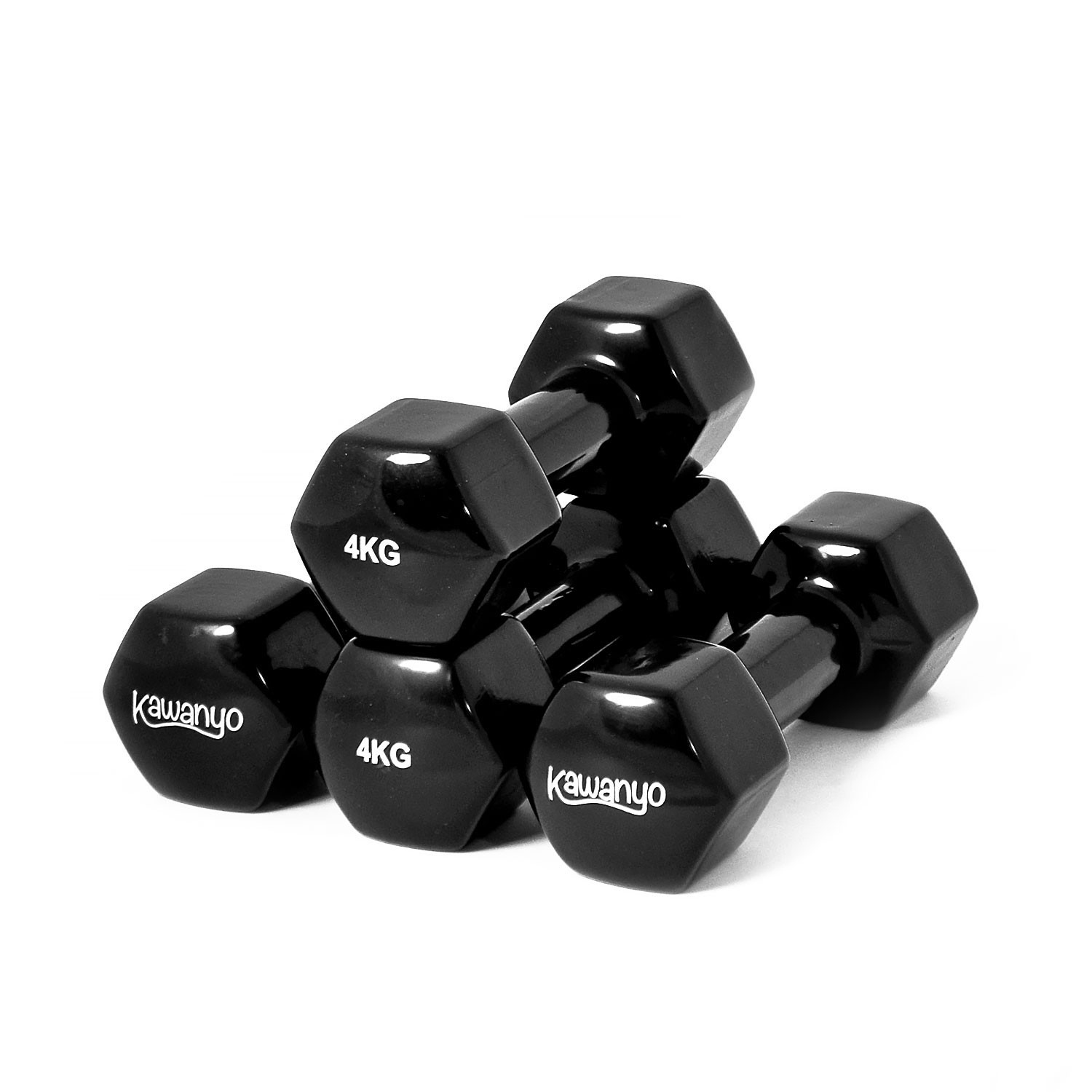 Kawanyo 2 Paar Vinyl Hantel, 4.0kg Kawanyo 2 Paar Vinyl Hantel, 4.0kg