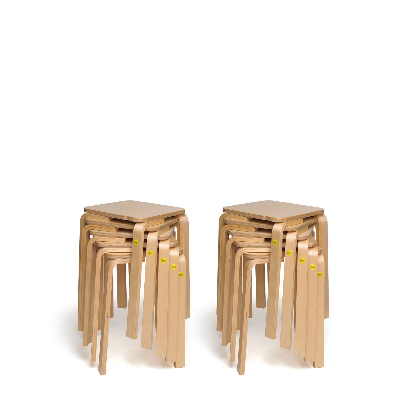 10x Erzi Hocker 38 aus Formholz - stapelbar 10x Erzi Hocker 38 aus Formholz - stapelbar
