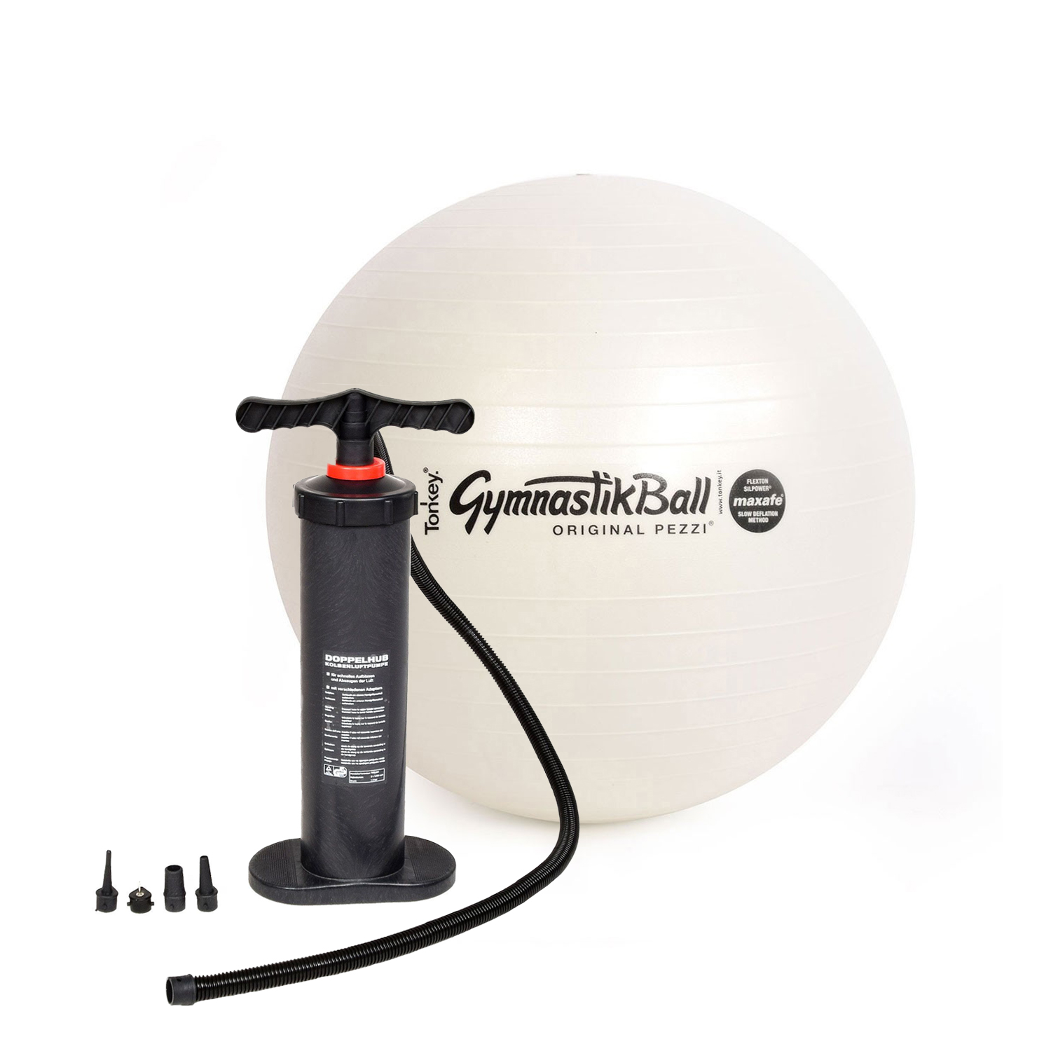 Original Pezzi® Gymnastikball MAXAFE m. Standpumpe