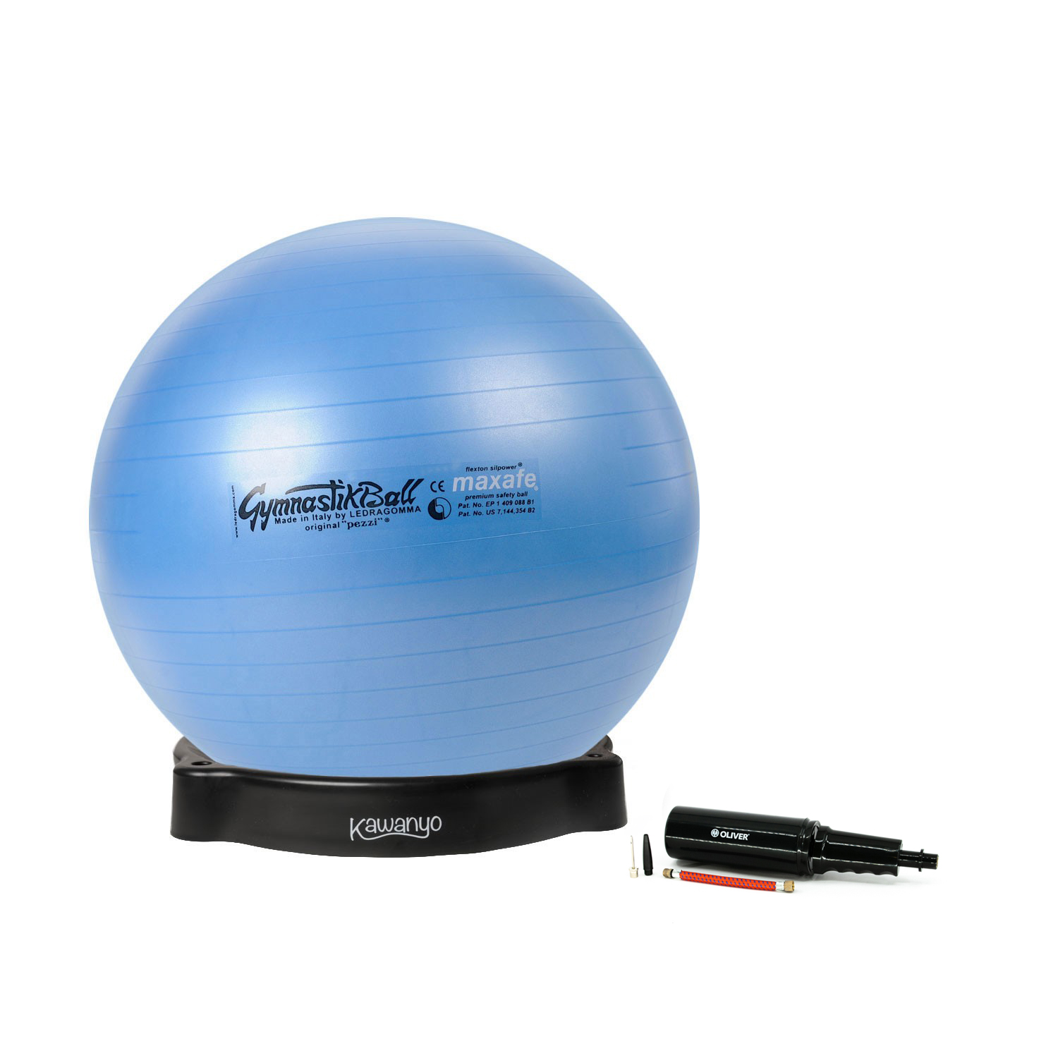Original Pezzi® Gymnastikball MAXAFE m. Ballschale u. Pumpe