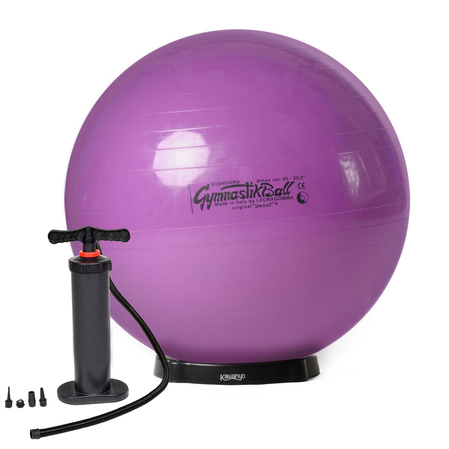 Original Pezziball STANDARD m. Standpumpe und Ballschale Original Pezziball STANDARD m. Standpumpe und Ballschale