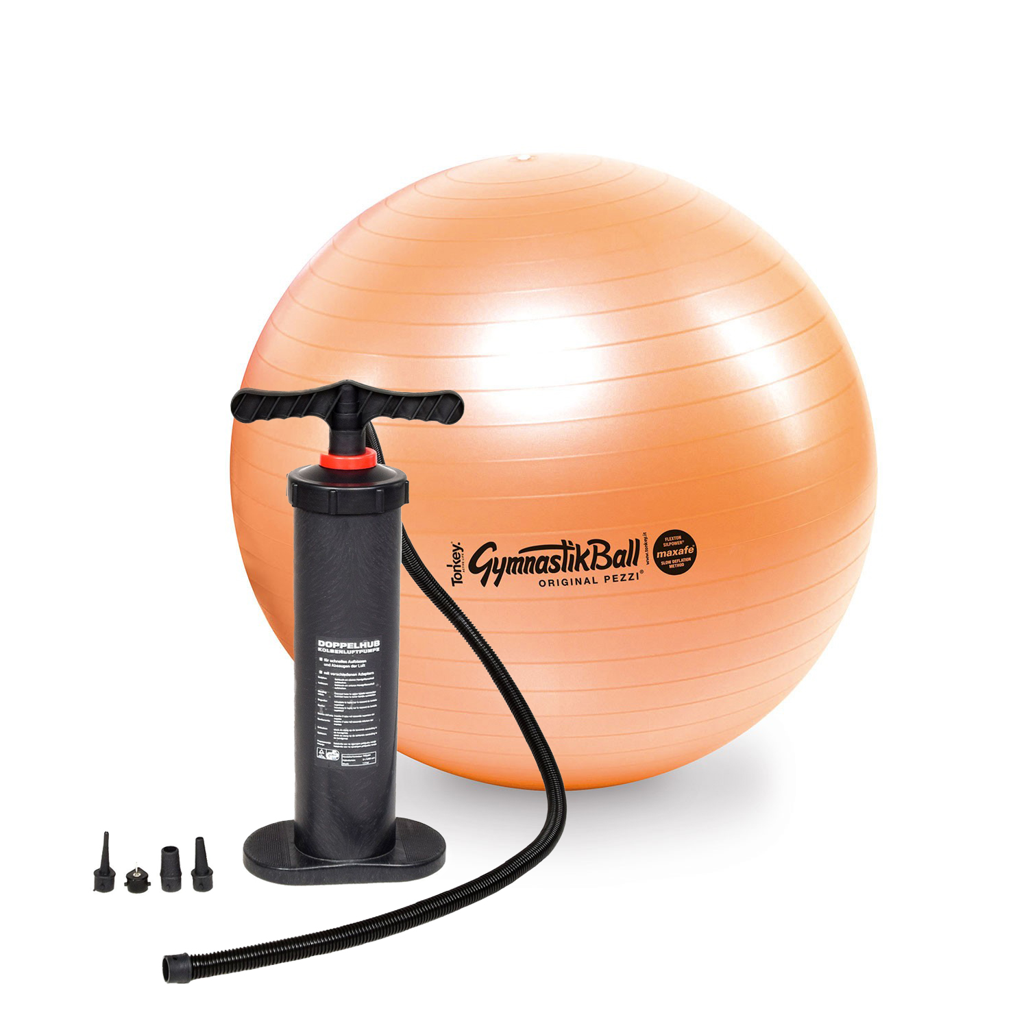 Original Pezzi® Gymnastikball MAXAFE m. Standpumpe