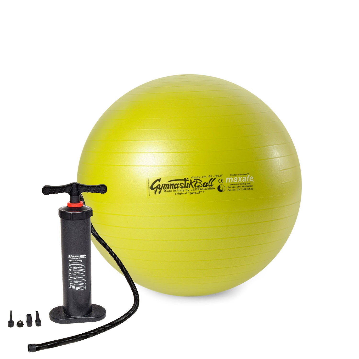 Original Pezzi® Gymnastikball MAXAFE m. Standpumpe
