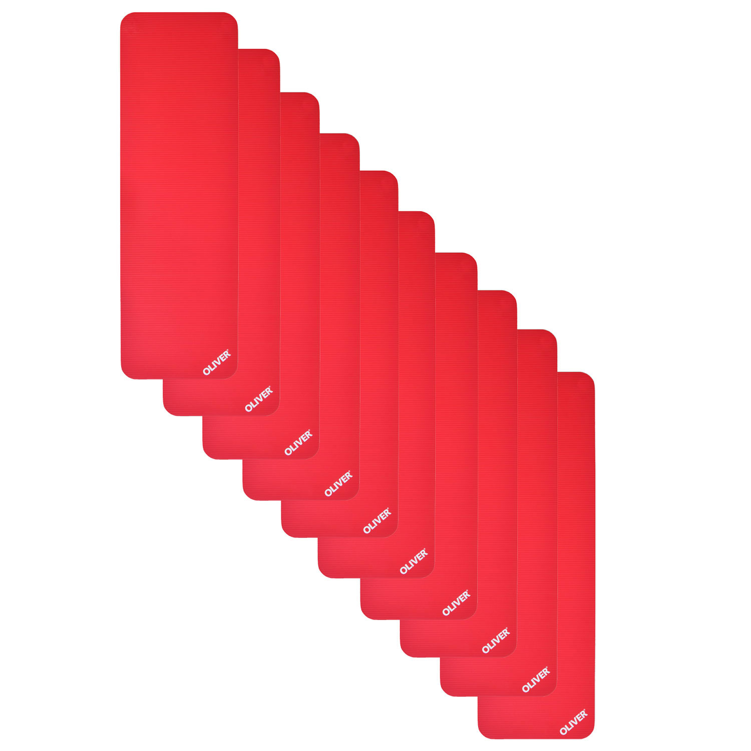 10x Oliver gymnastics mat 180 (180x60x1cm) 10x Oliver gymnastics mat 180 (180x60x1cm)