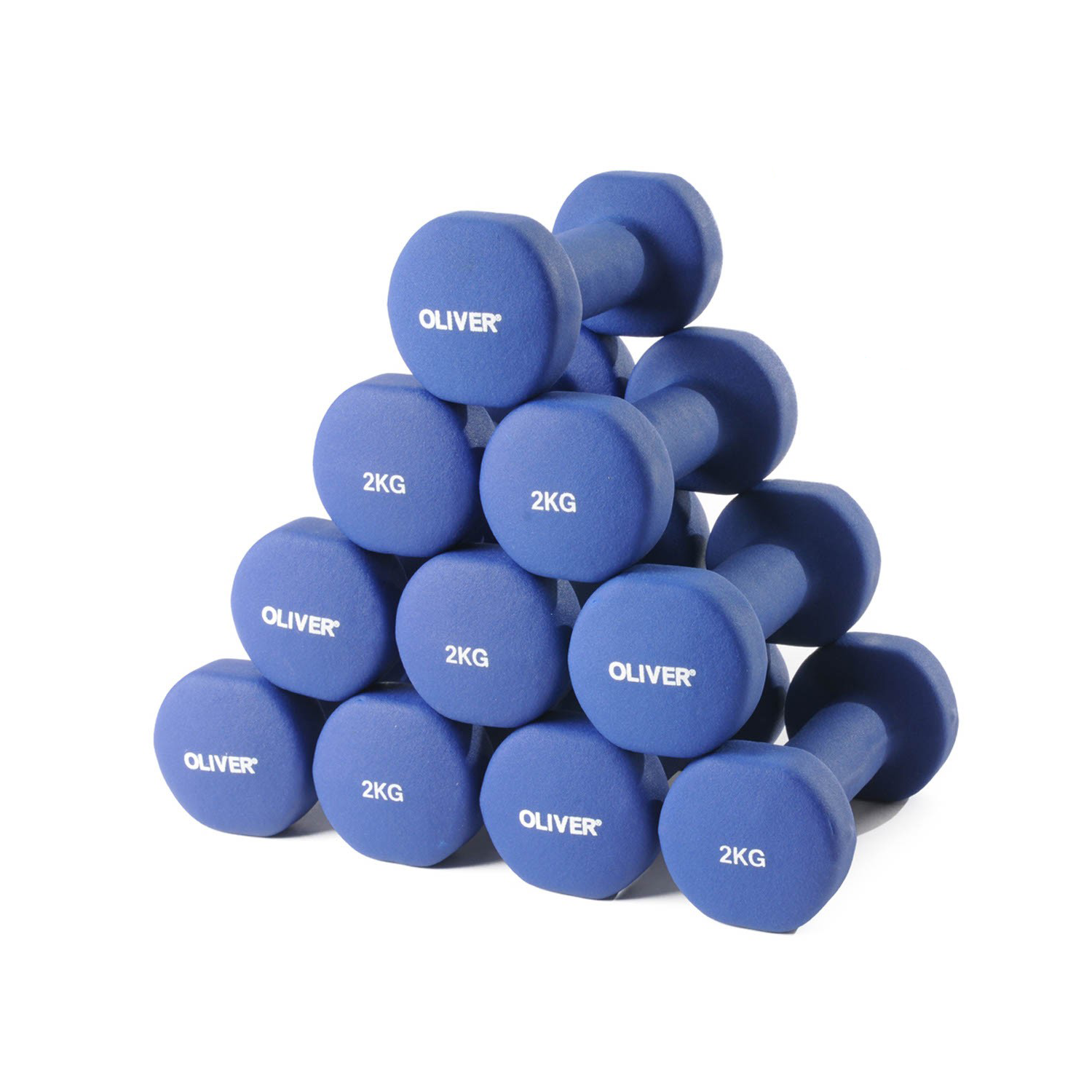 10 Oliver Neopren Hanteln zu je 2.0 kg 10 Oliver Neopren Hanteln zu je 2.0 kg
