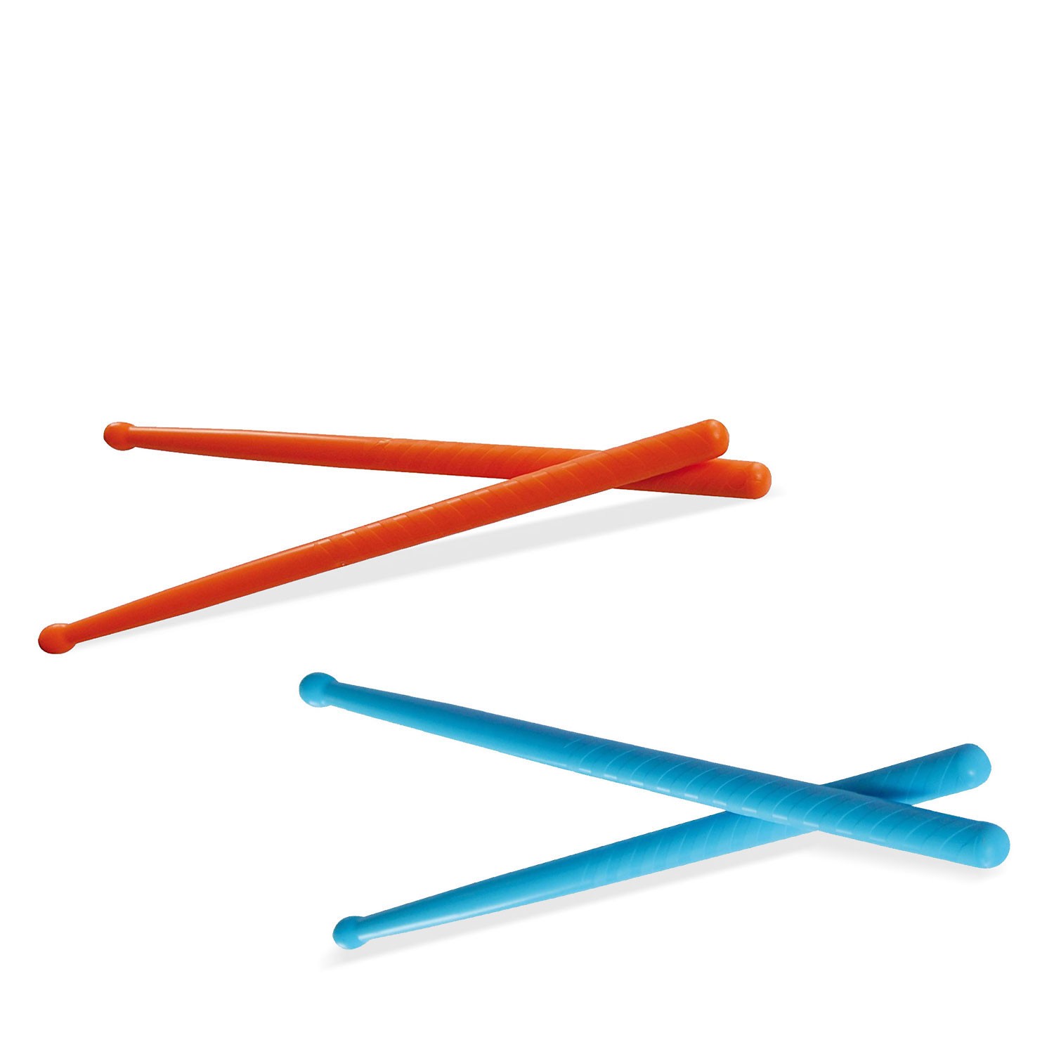 2 Paar Fit Sticks - Drum It! - Partnerkombi in blau & orange