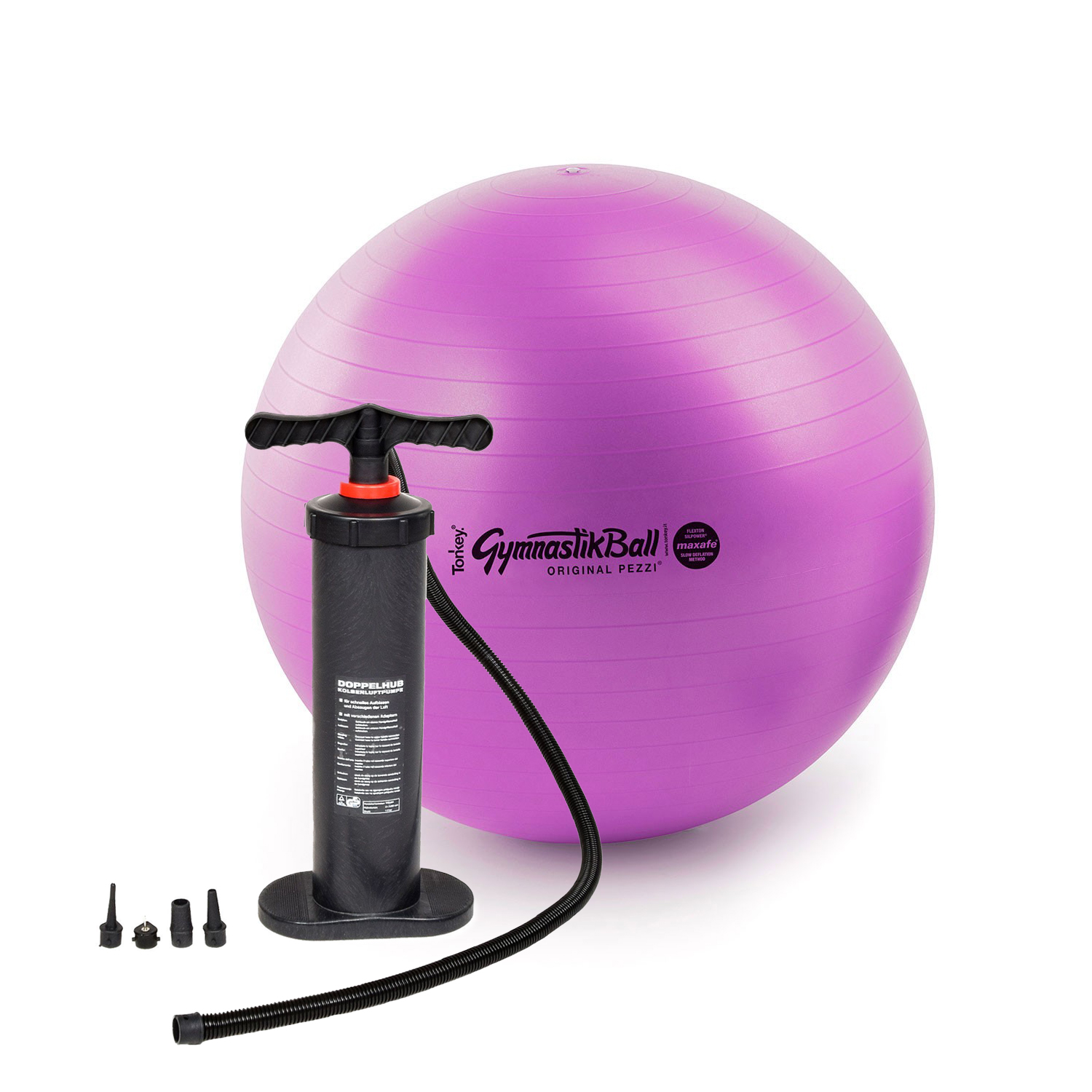 Original Pezzi® Gymnastikball MAXAFE m. Standpumpe