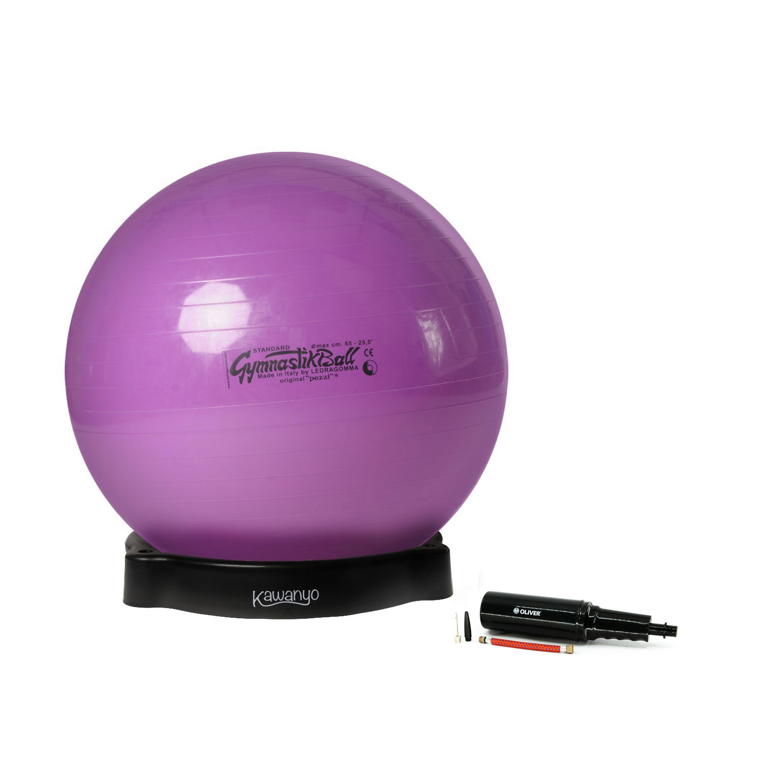 Original Pezzi® Gymnastikball STANDARD m.Ballschale u. Pumpe