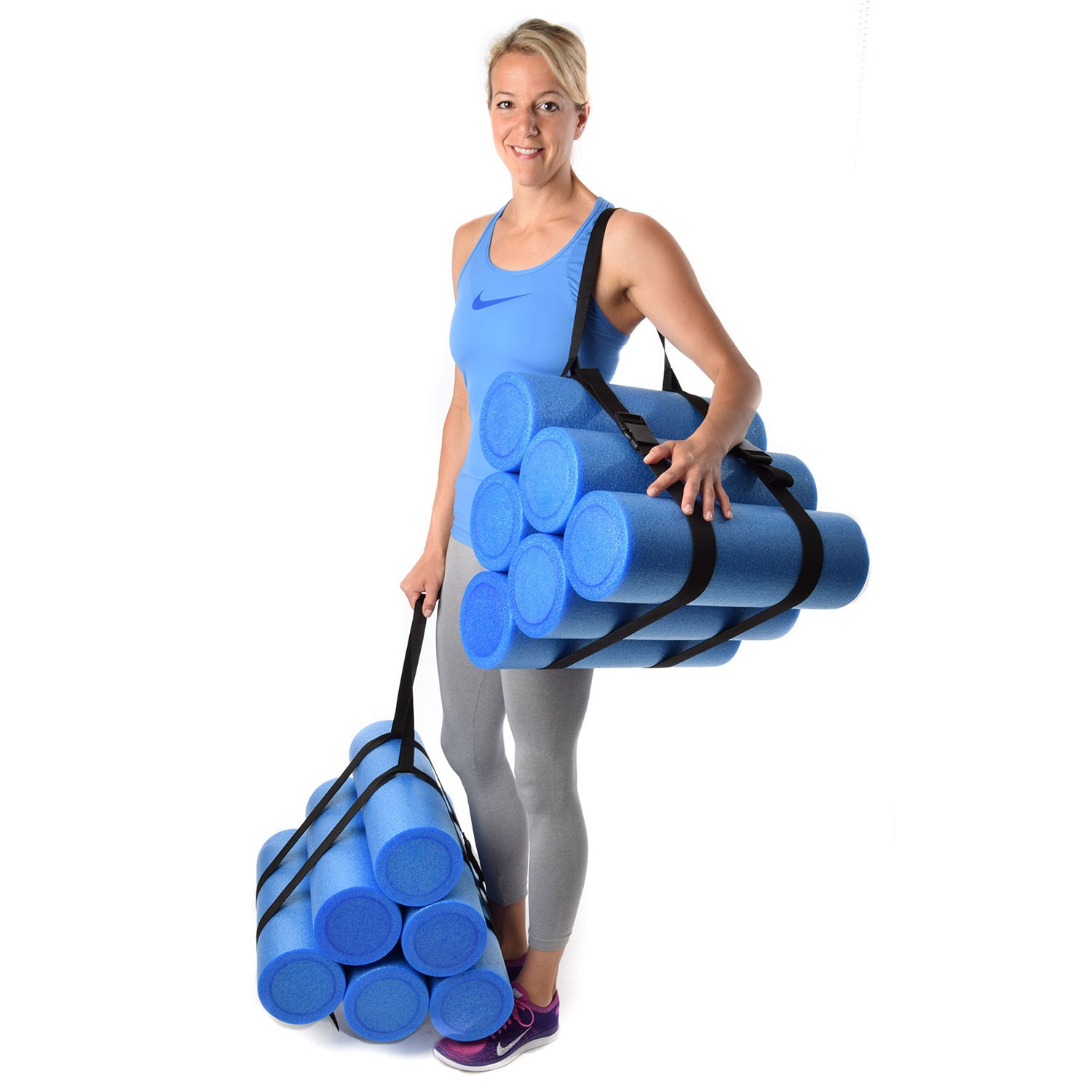 12x Faszien-& Massagerolle SOFT - 45 cm + 2 Tragegurte 12x Faszien-& Massagerolle SOFT - 45 cm + 2 Tragegurte