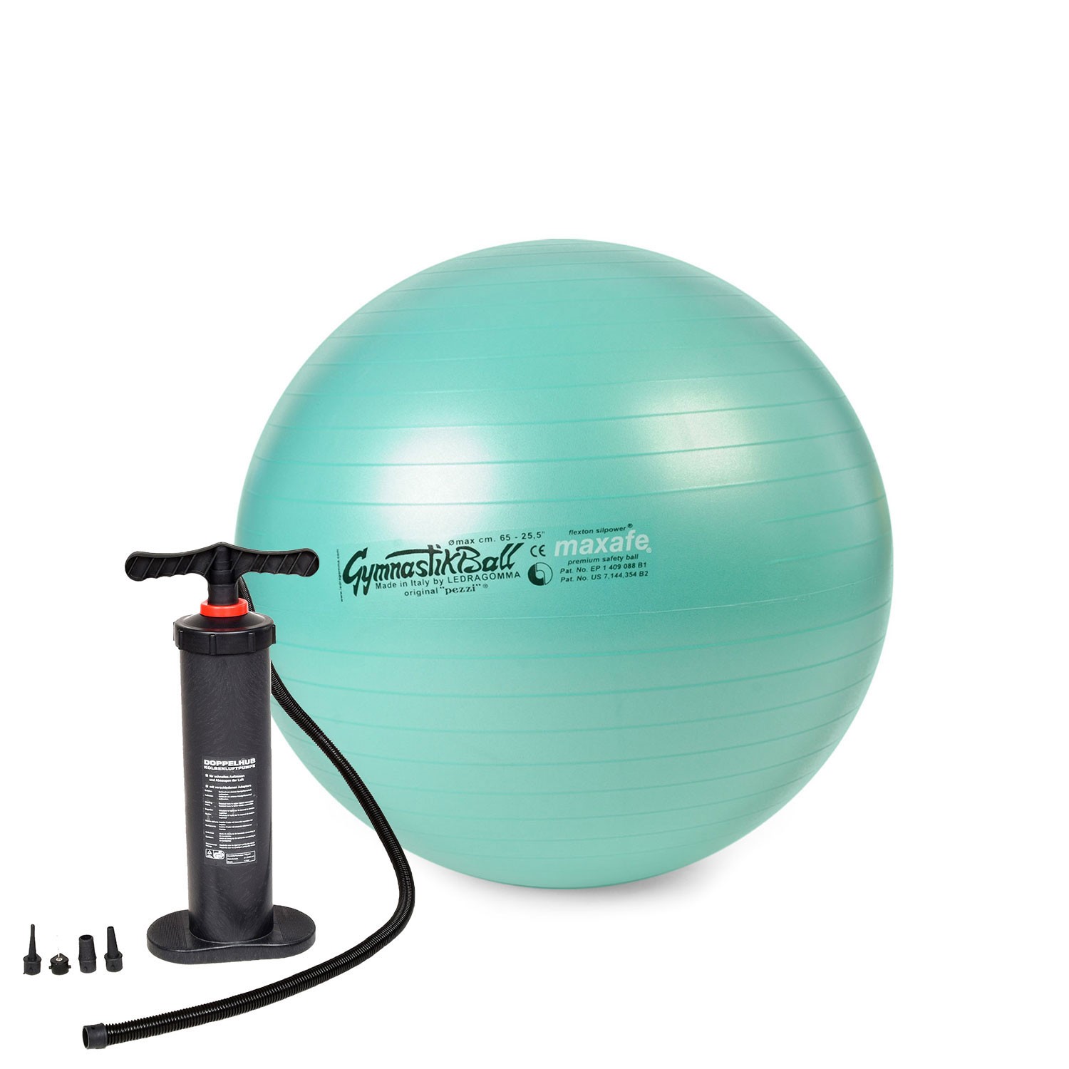 Original Pezzi® Gymnastikball MAXAFE m. Standpumpe